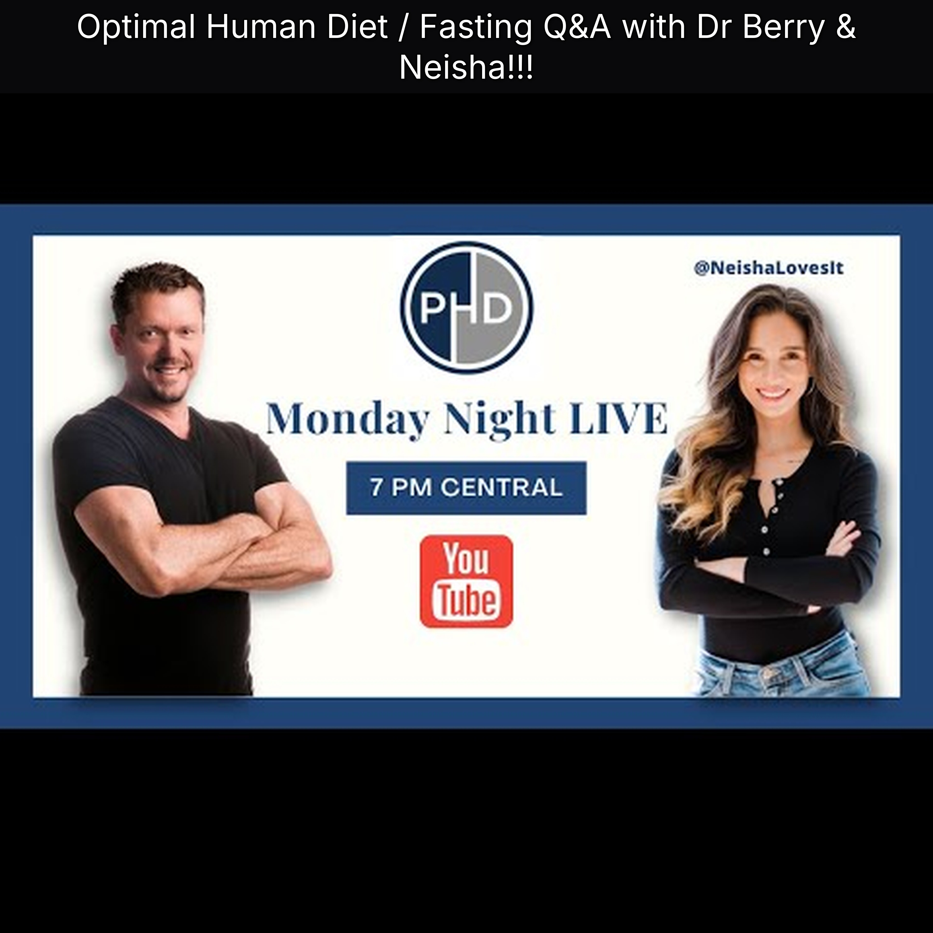 Optimal Human Diet / Fasting Q&A with Dr Berry & Neisha!!! episode artwork