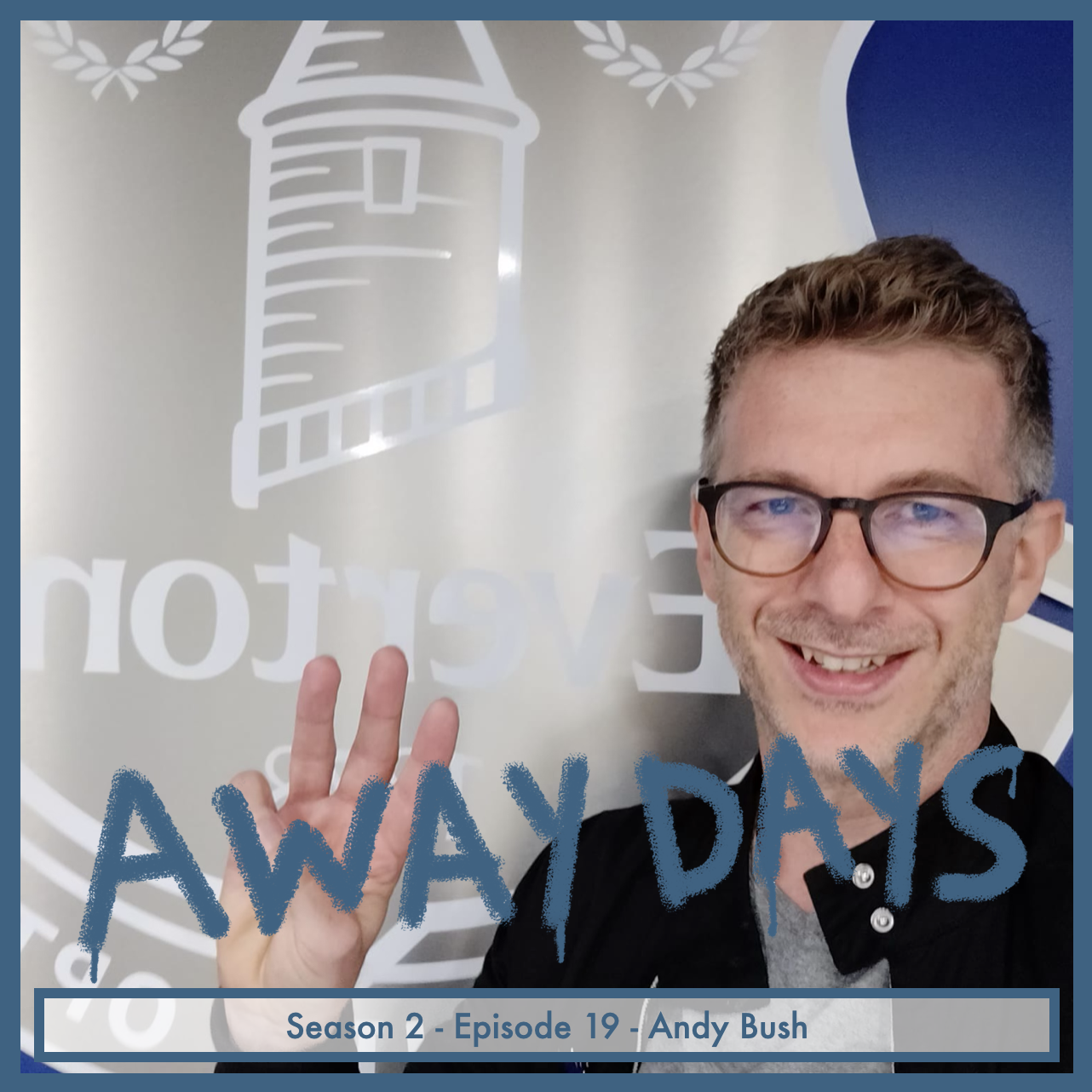 Eating dinner in a football fish tank, with Andy Bush