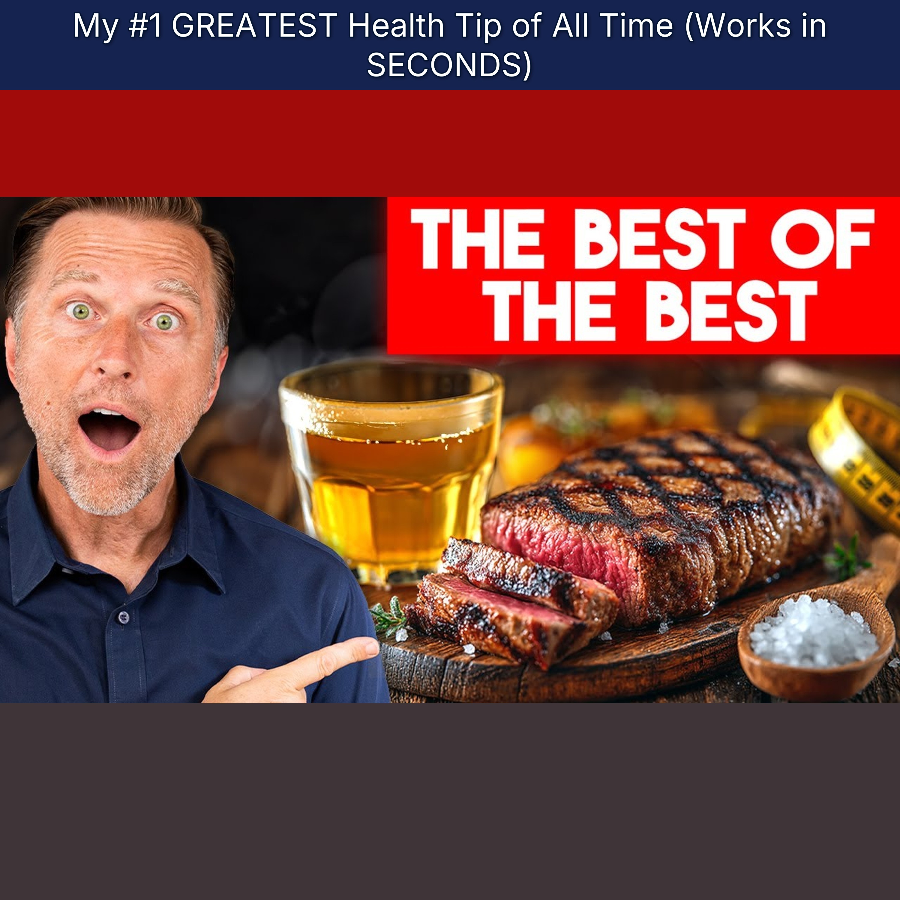 My #1 GREATEST Health Tip of All Time (Works in SECONDS)