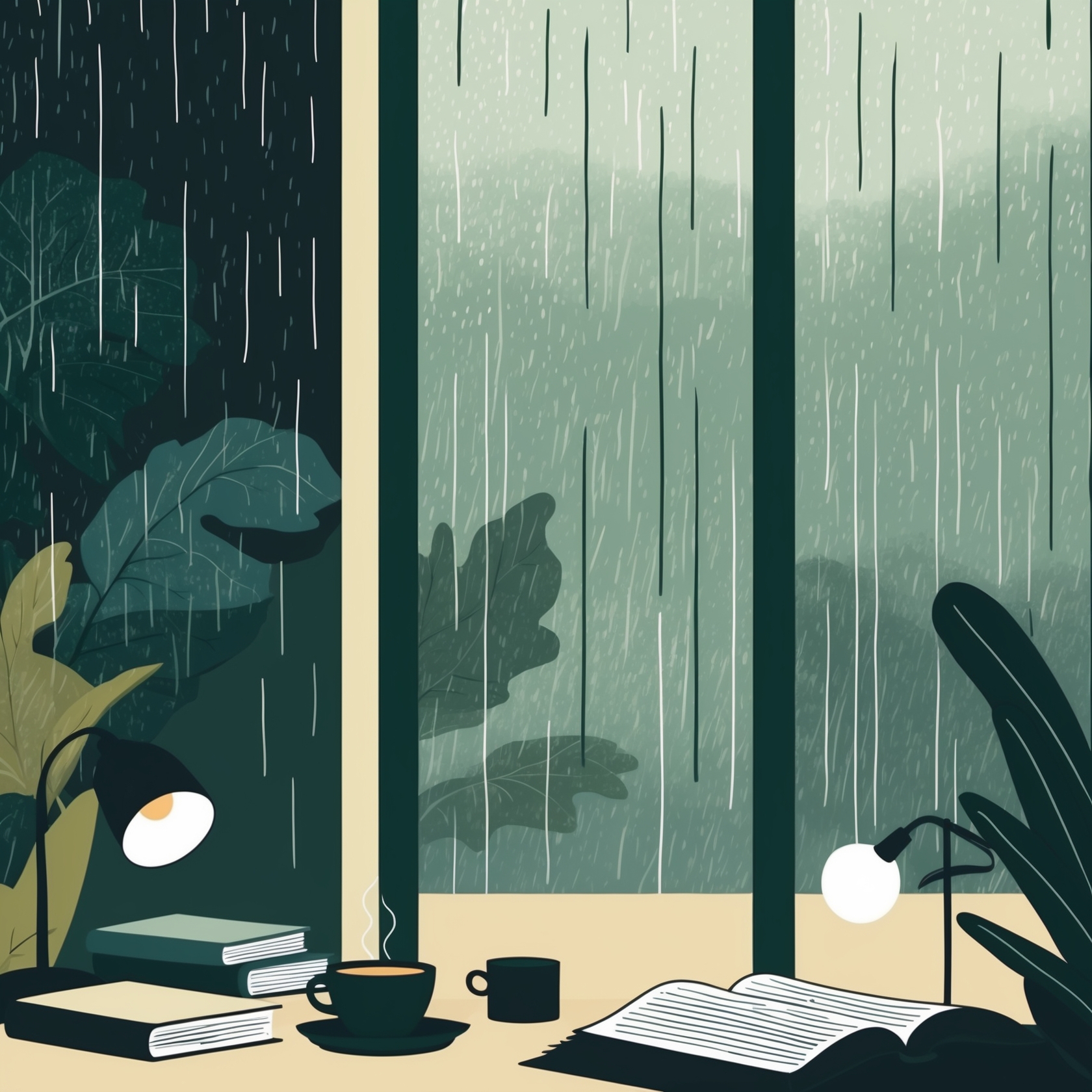 Rain Sounds 🌧️ | Perfect Ambience for Studying & Relaxation