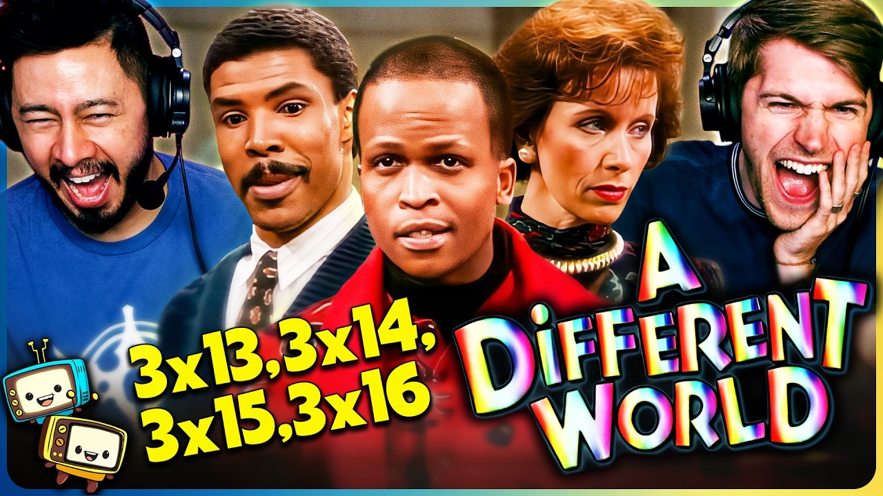 A DIFFERENT WORLD 3x13, 3x14, 3x15, 3x16 Reaction! | Jasmine Guy, Kadeem Hardison, w/ Jaby Koay episode artwork
