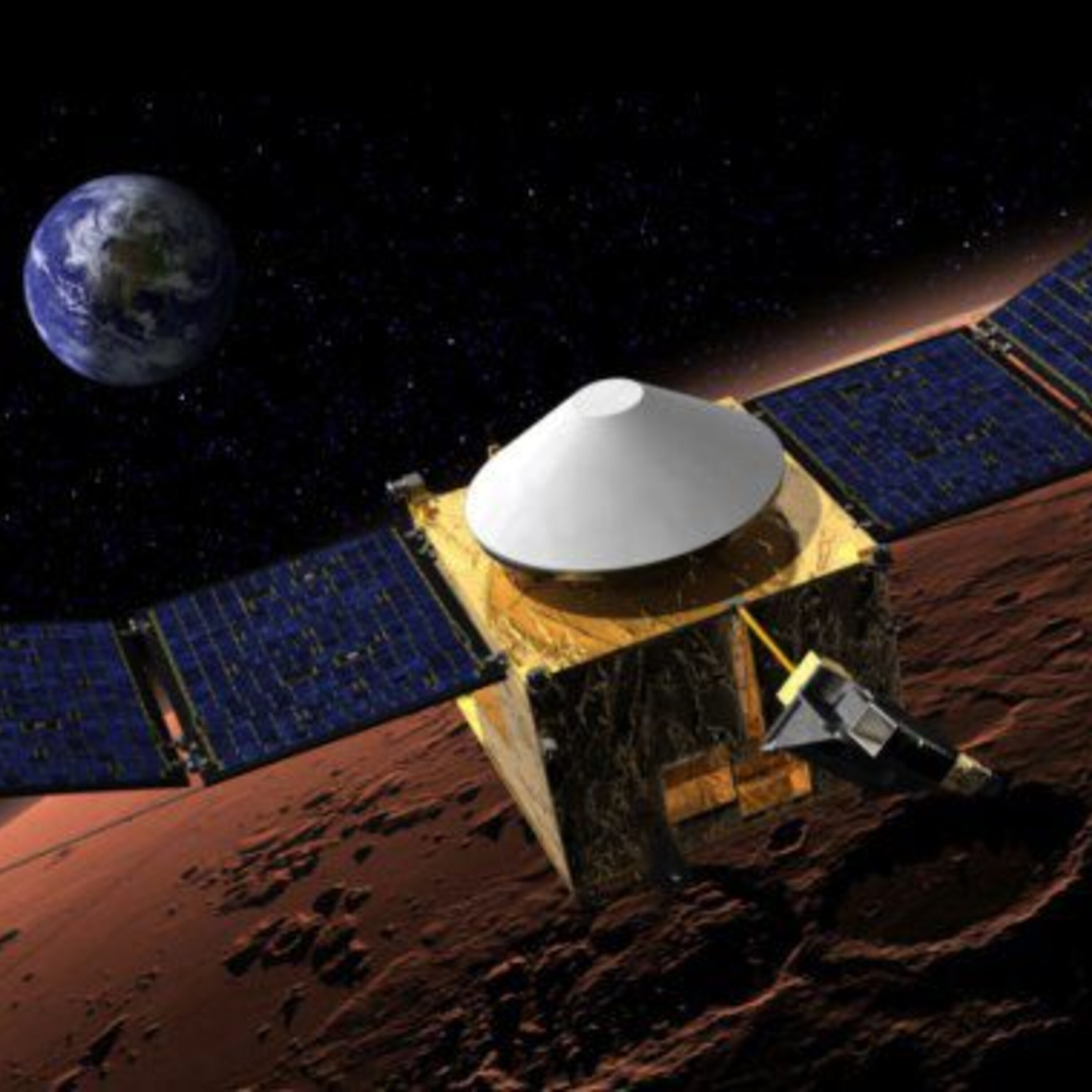 The evolution of Mars' atmosphere and a daily news roundup