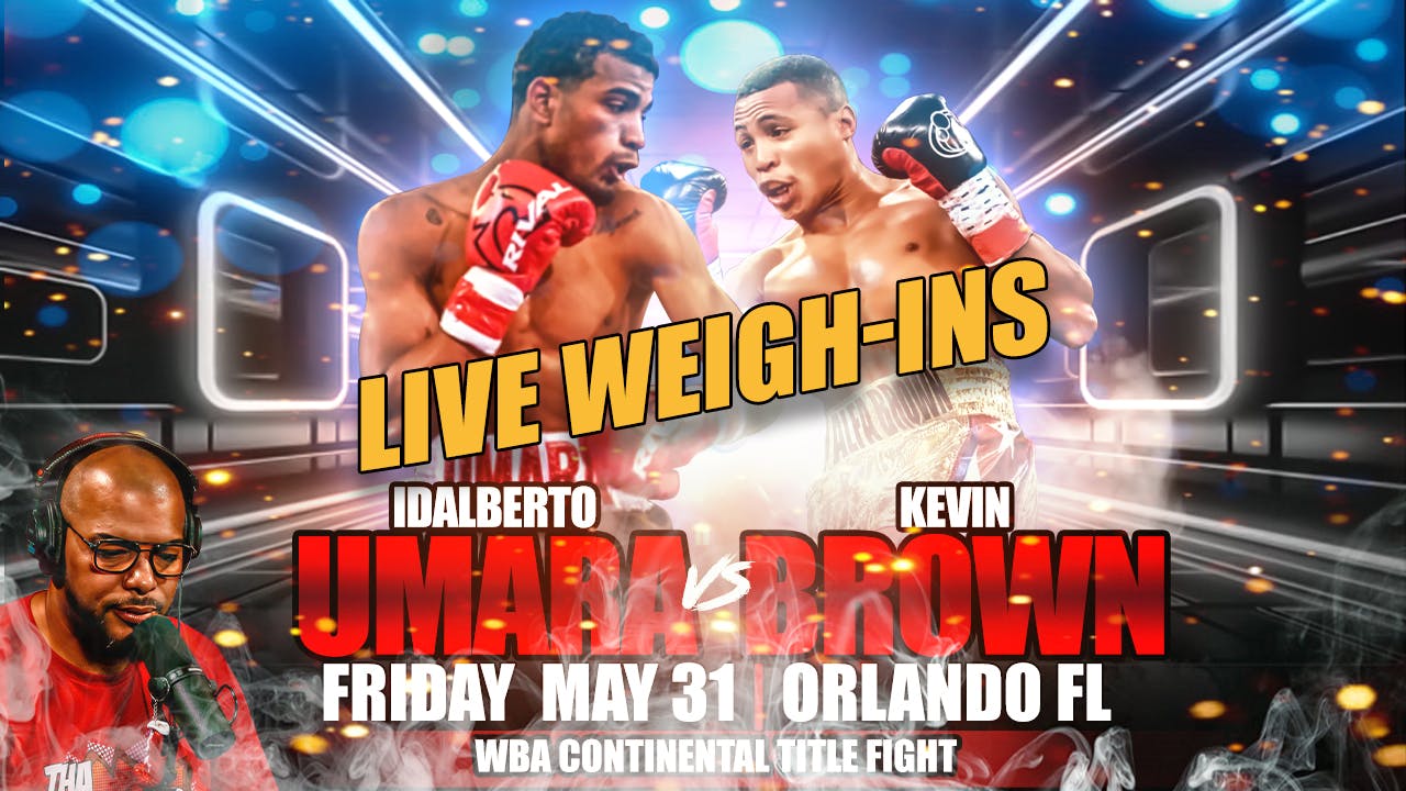 👀Behind The Scenes Of Kevin Brown vs. Idalberto Umara Weigh-Ins