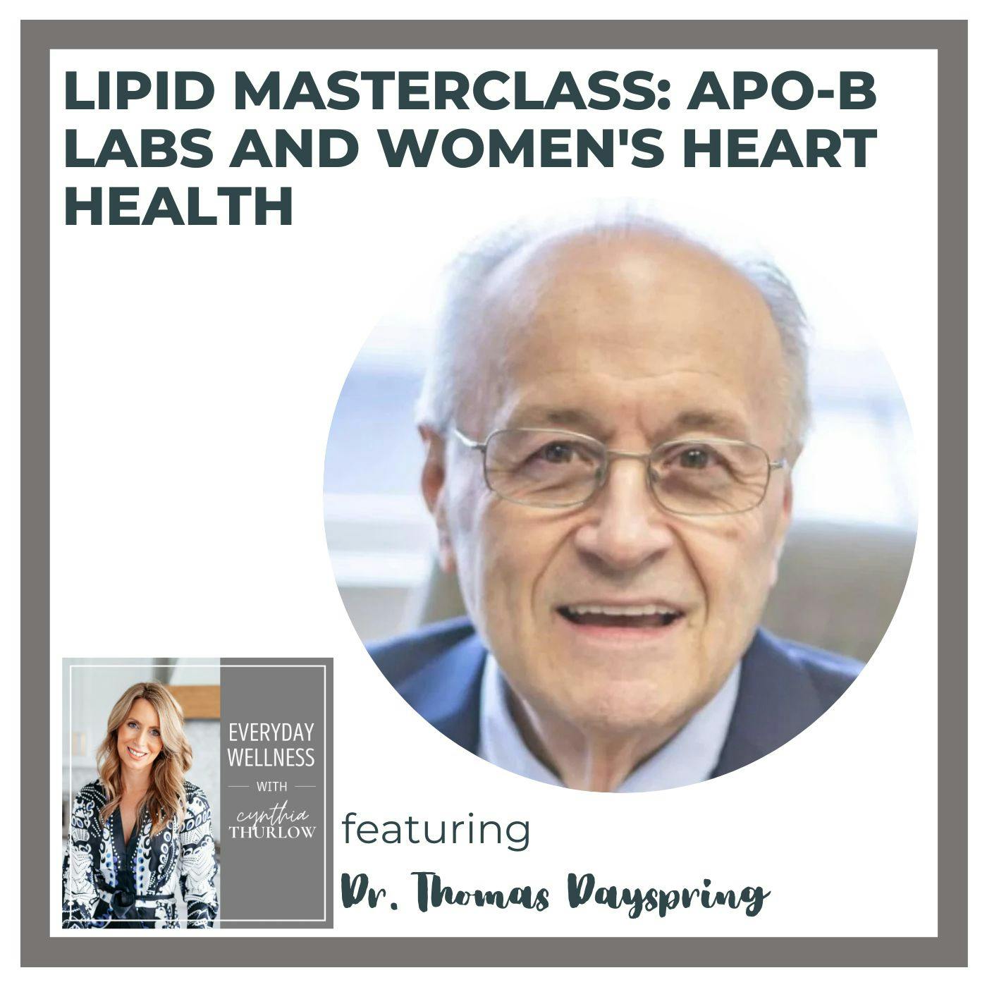 Ep. 352  Lipid Masterclass: Apo-B Labs and Women’s Heart Health with Dr. Thomas Dayspring