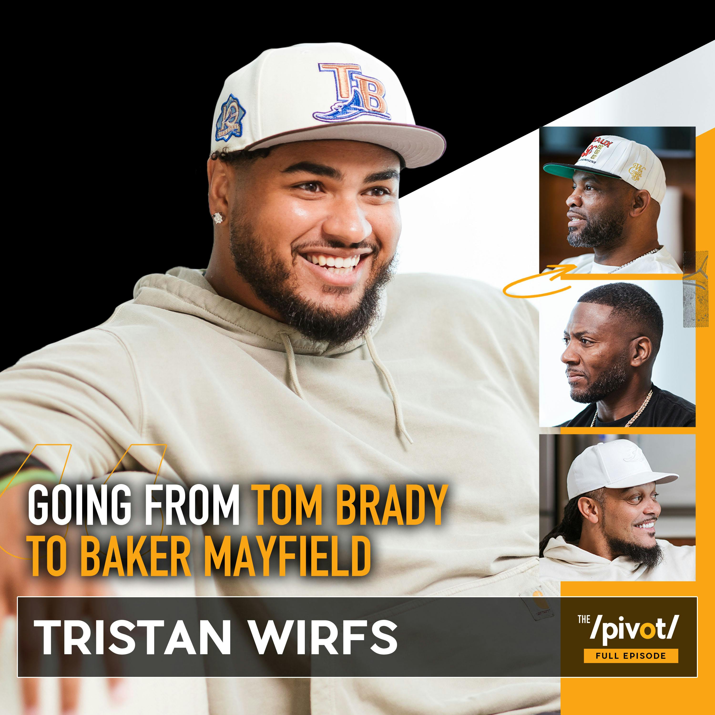 Tristan Wirfs NFL All Pro and Super Bowl Champion talks protecting Tom Brady vs Baker Mayfield, dealing with mental struggles of the pressures of position, Tampa Bay Bucs future, Iowa greats and becoming a father