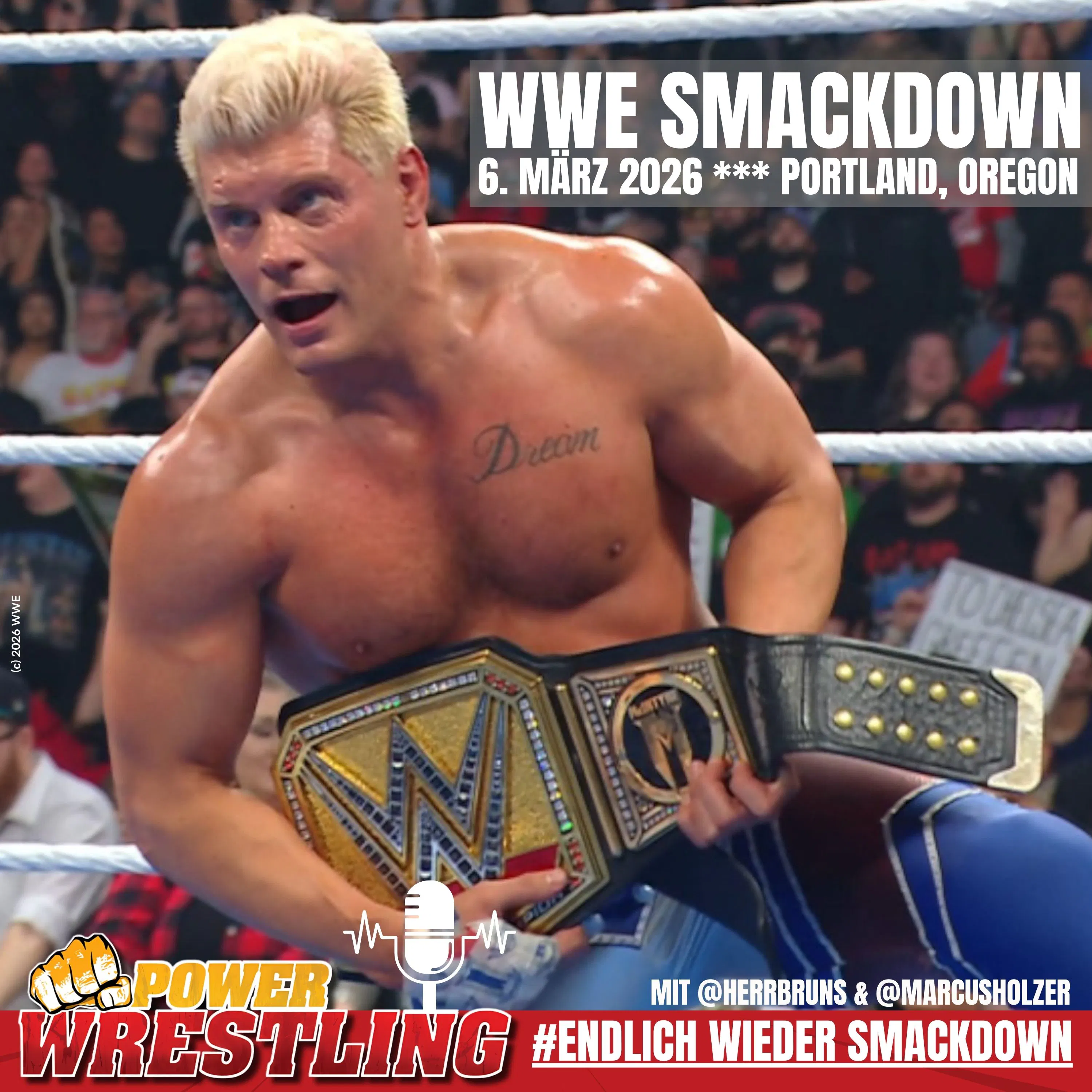 WWE SmackDown (6.3.26) REVIEW: Cody Rhodes ist wieder WWE-Champion! Die richtige Wahl? WWE SmackDown (6.3.26) REVIEW: Cody Rhodes ist wieder WWE-Champion! Die richtige Wahl?