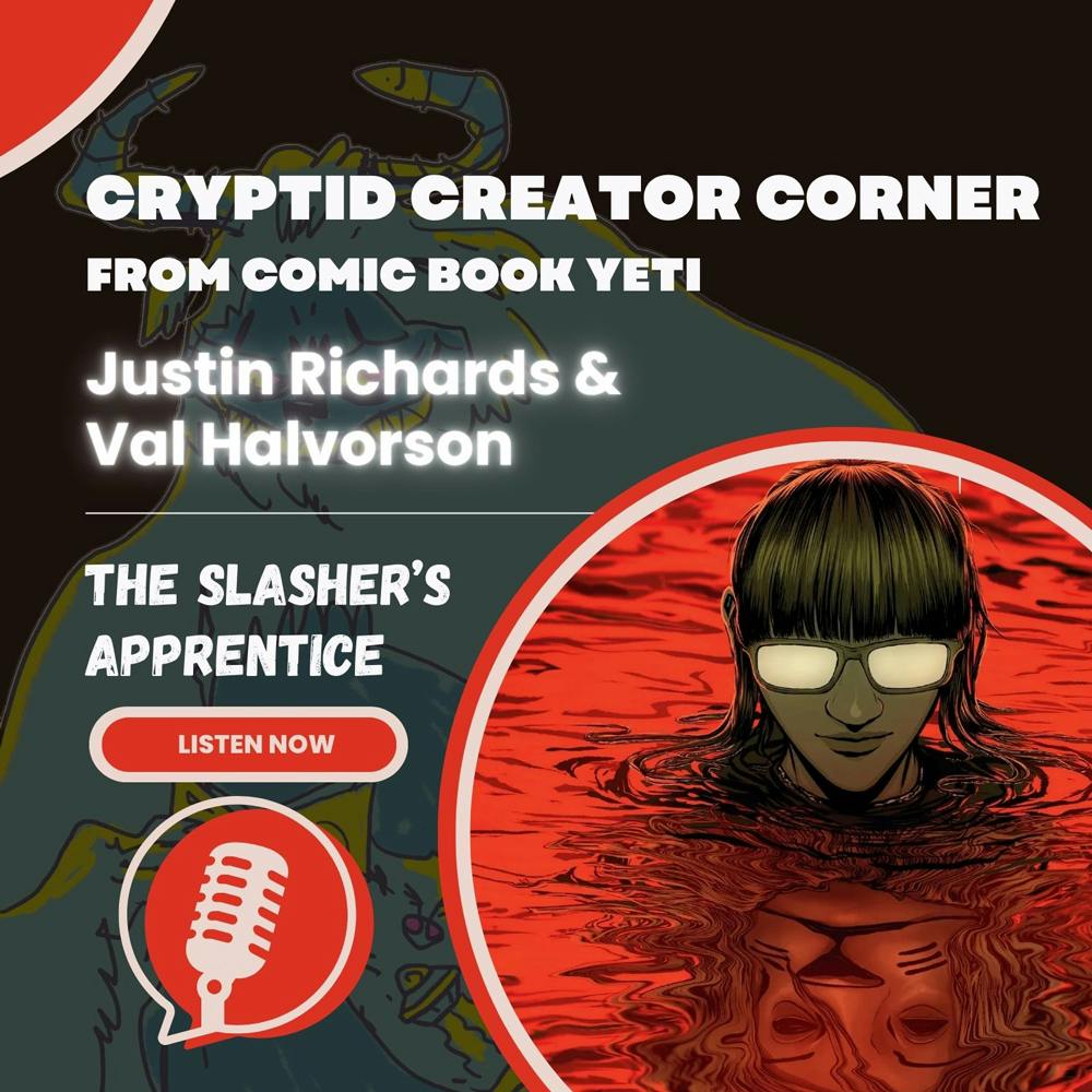 Cryptid Creator Corner from Comic Book Yeti - A Comic Book Interview Podcast