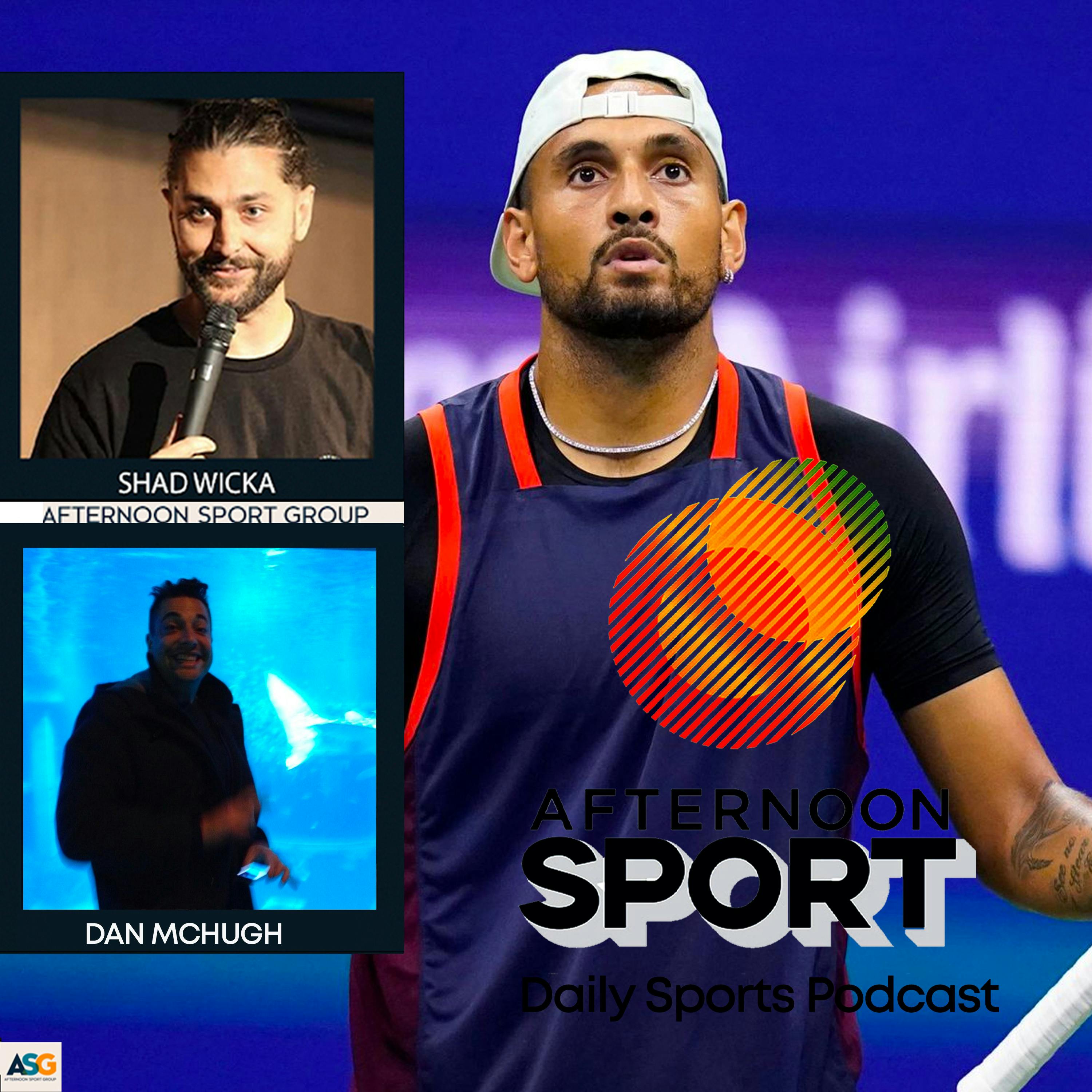 3rd July Shad Wicka & Dan McHugh: No Wimbledon for Nick Kyrgios, Women’s Ashes T20 win, Men win Ashes test 2, Bronze for the Opals, AFL, NRL + more!