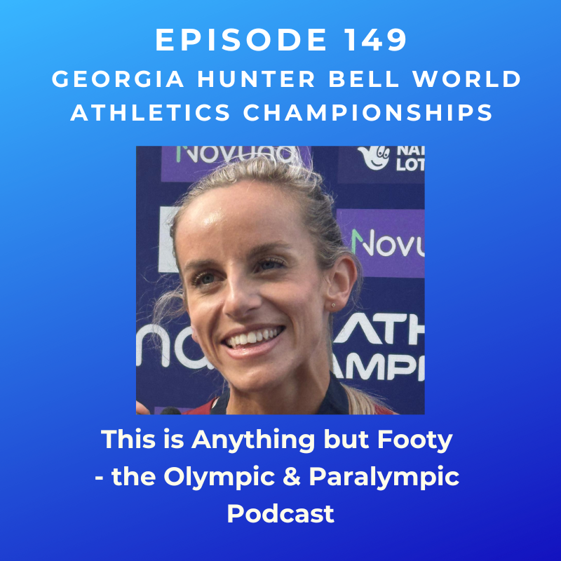 #149 Georgia Hunter Bell World Athletics Championships episode artwork
