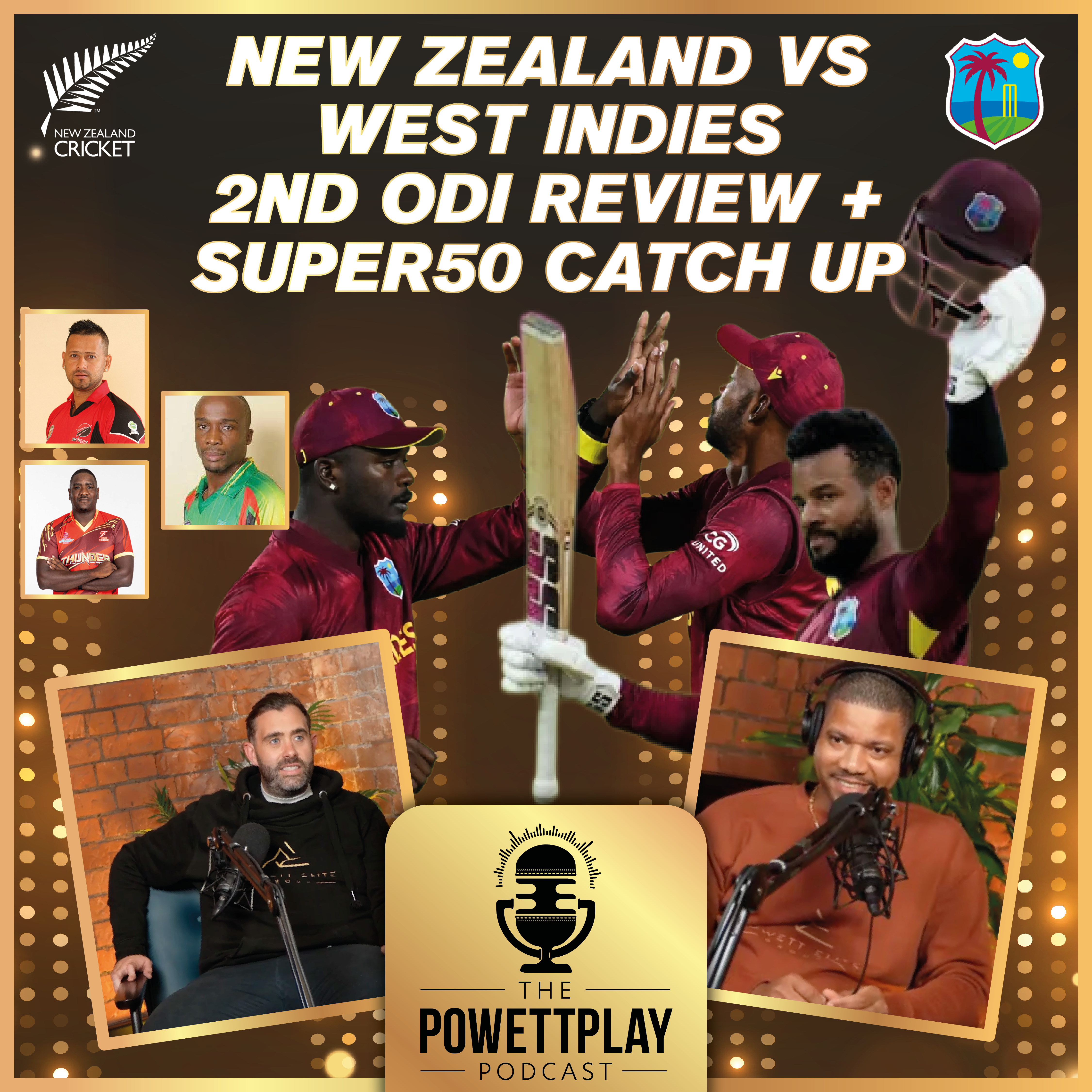 New Zealand vs West Indies 2nd ODI Review + Super50 Coaches’ Insights | PowettPlay Podcast
