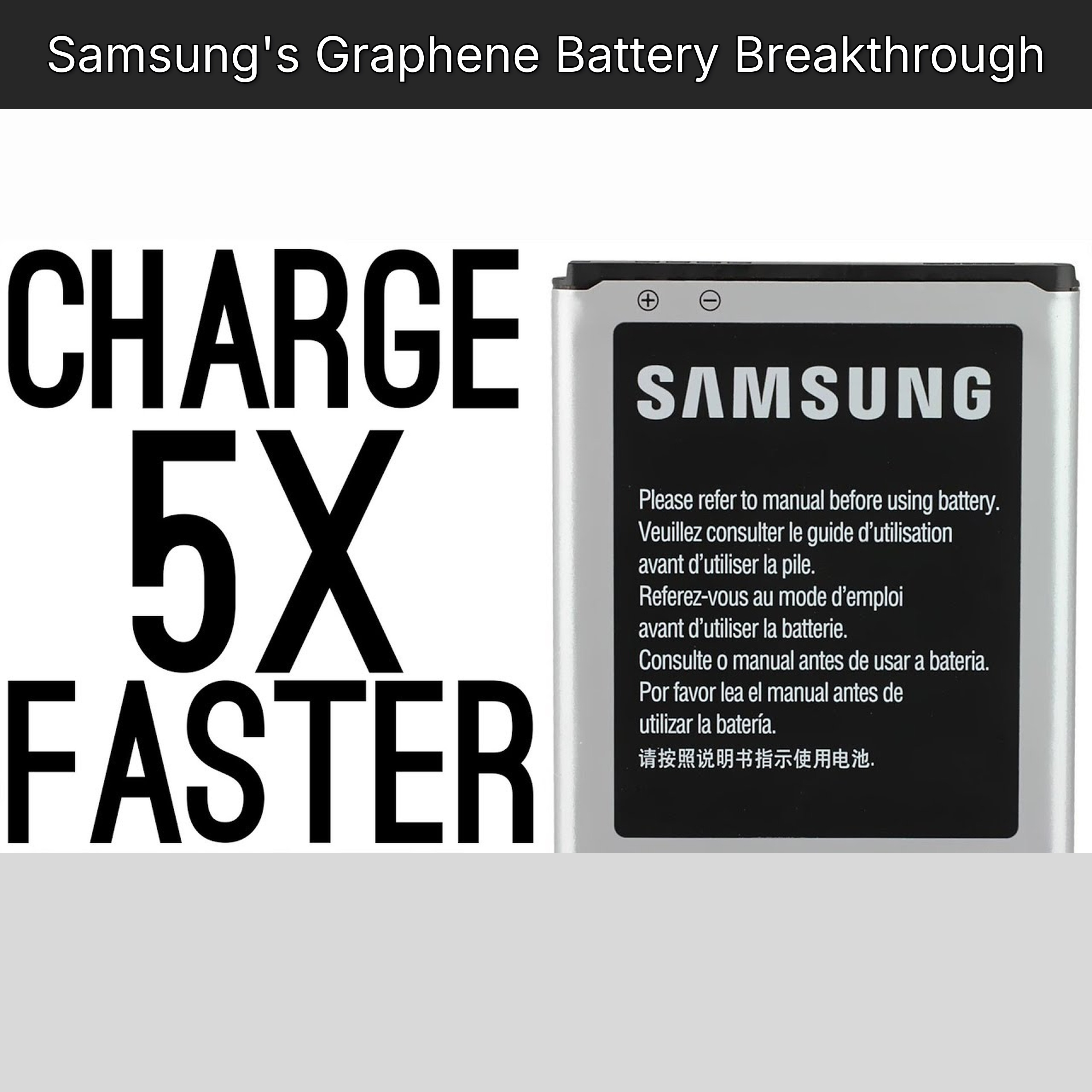 Samsung's Graphene Battery Breakthrough