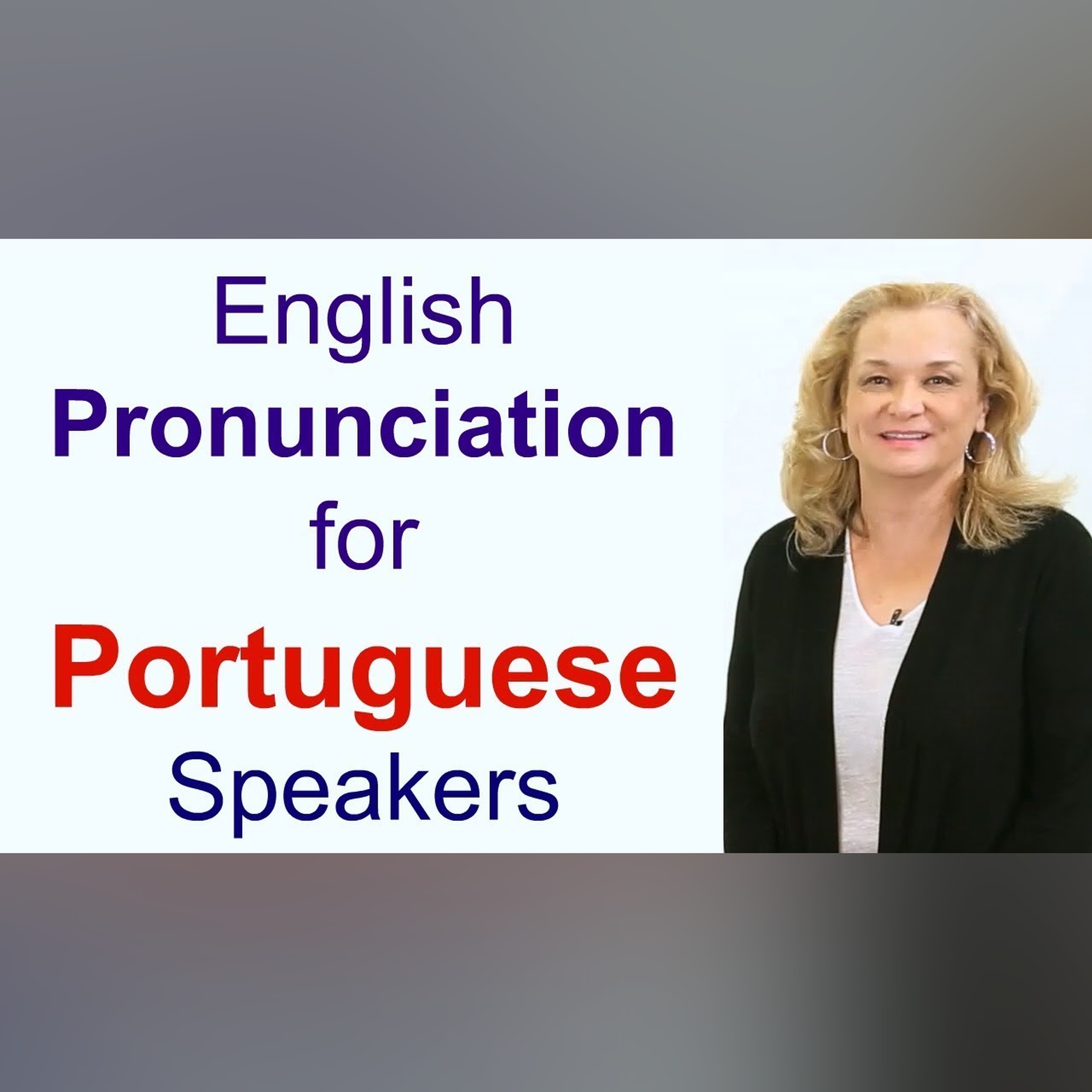 English pronunciation for Portuguese speakers | Accurate English episode artwork