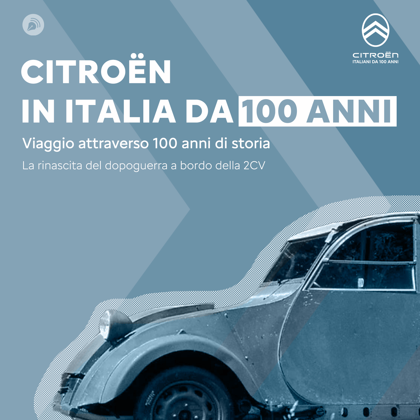 La rinascita del dopoguerra a bordo della 2CV