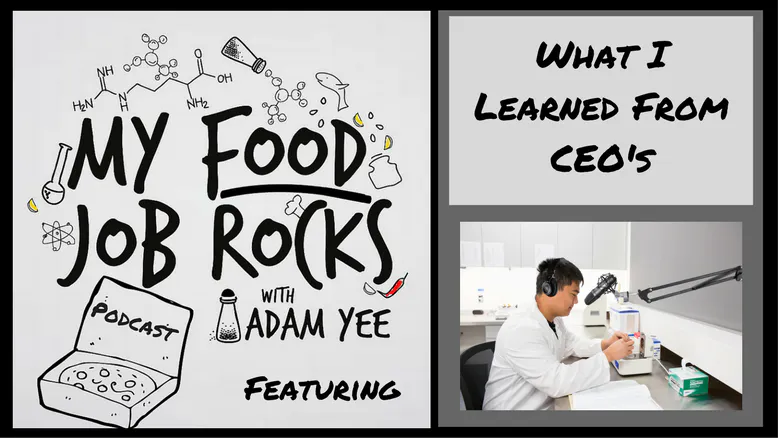 Ep. 050 - What I Learned From CEO's — My Food Job Rocks! cover