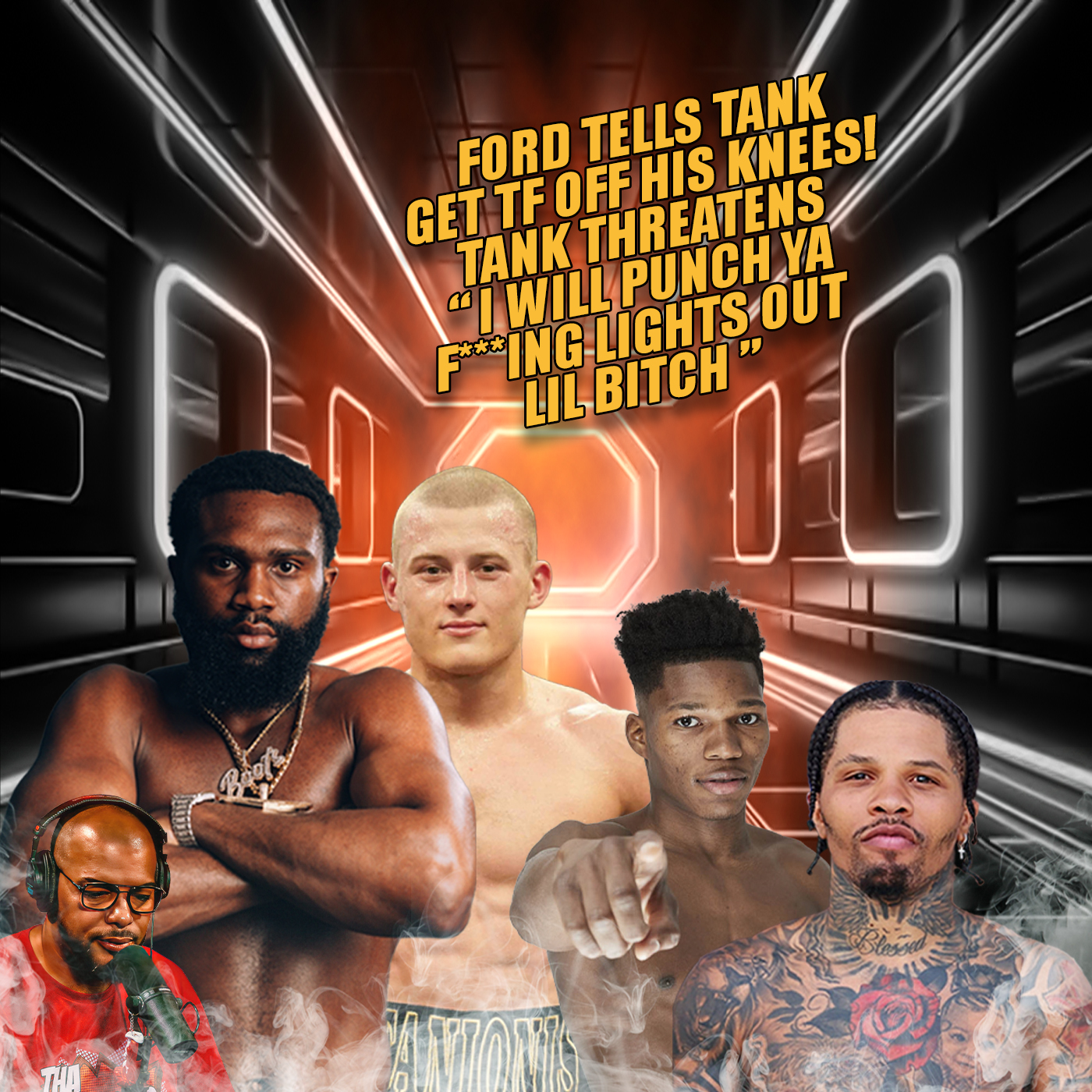 ☎️Gervonta Tank Davis & Ray Ford Exchange Words👀 OFFICAL: Jaron Ennis vs Eimantas Stanionis🔥