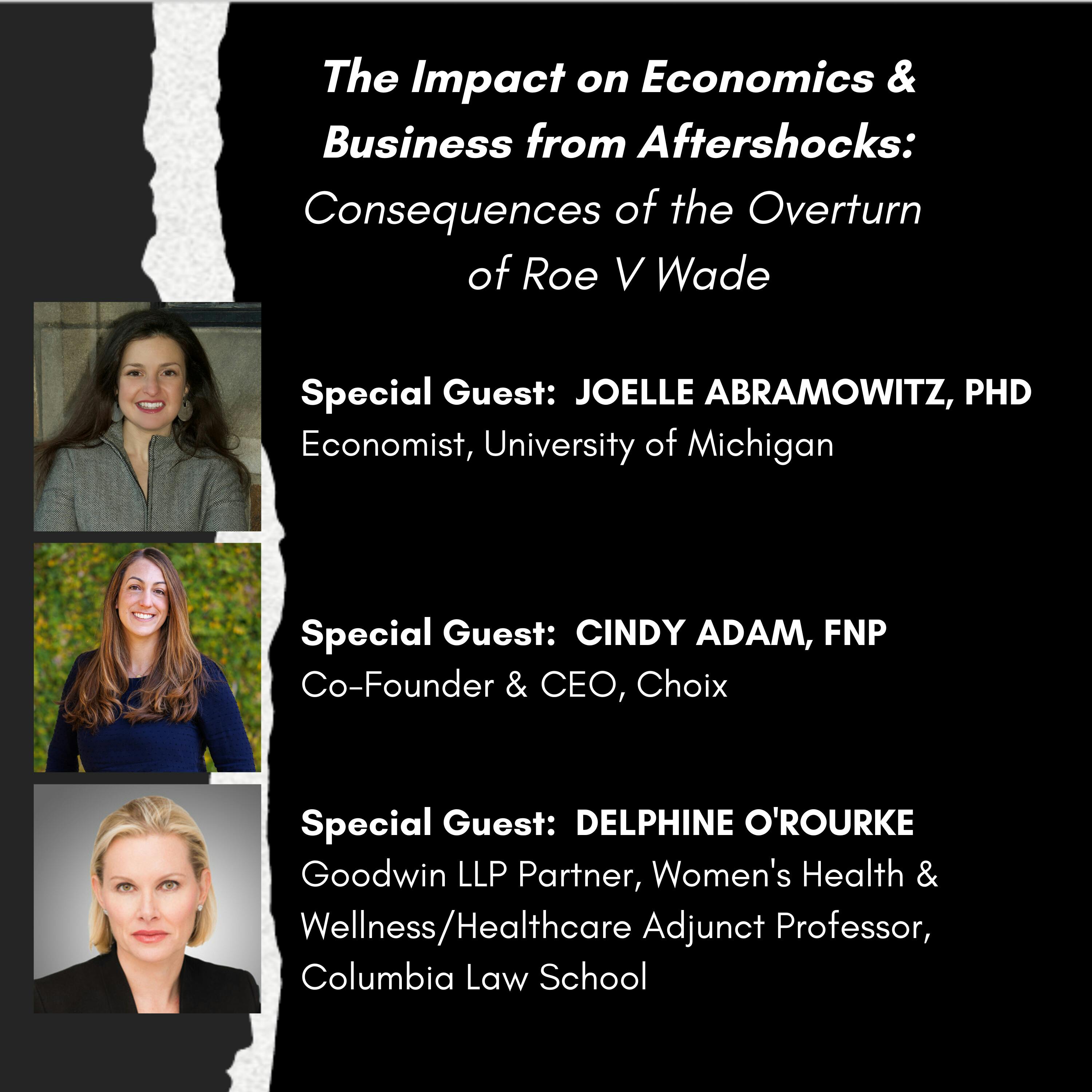 The Impact on Economics and Business from Aftershocks: Consequences of the Overturn of Roe v Wade