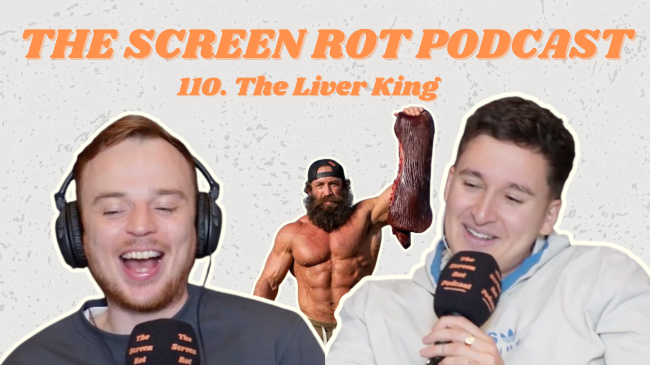 110.  The Liver King - the roided up influencer descending into madness live on Instagram.