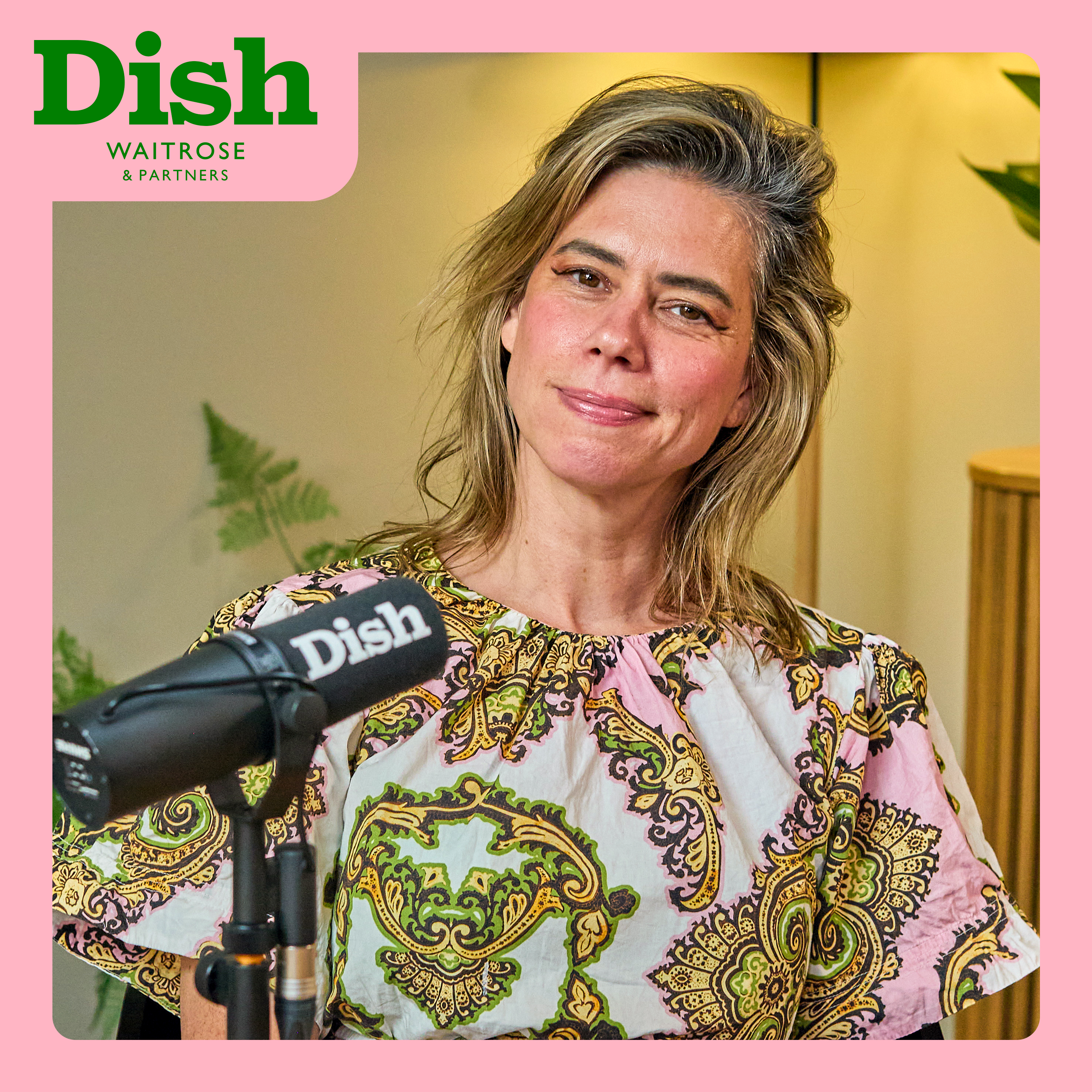 Lou Sanders, creamy mushroom & pistachio tagliatelle and a Brunello