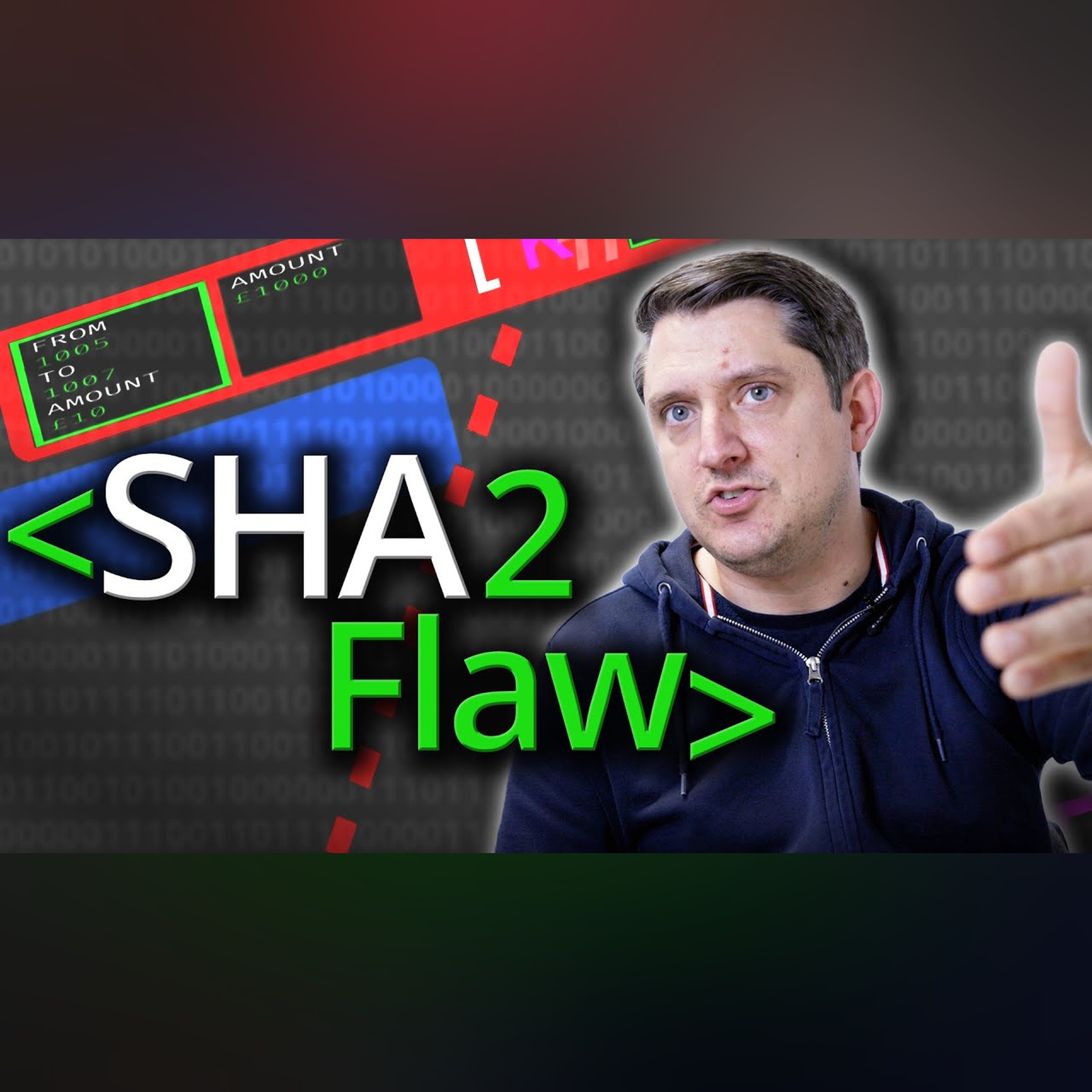 SHA2 Fatal Flaw? (Hash Length Extension Attack) - Computerphile episode artwork