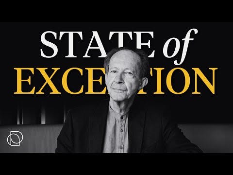 Video: Giorgio Agamben's Homo Sacer and State of Exception Video: Giorgio Agamben's Homo Sacer and State of Exception