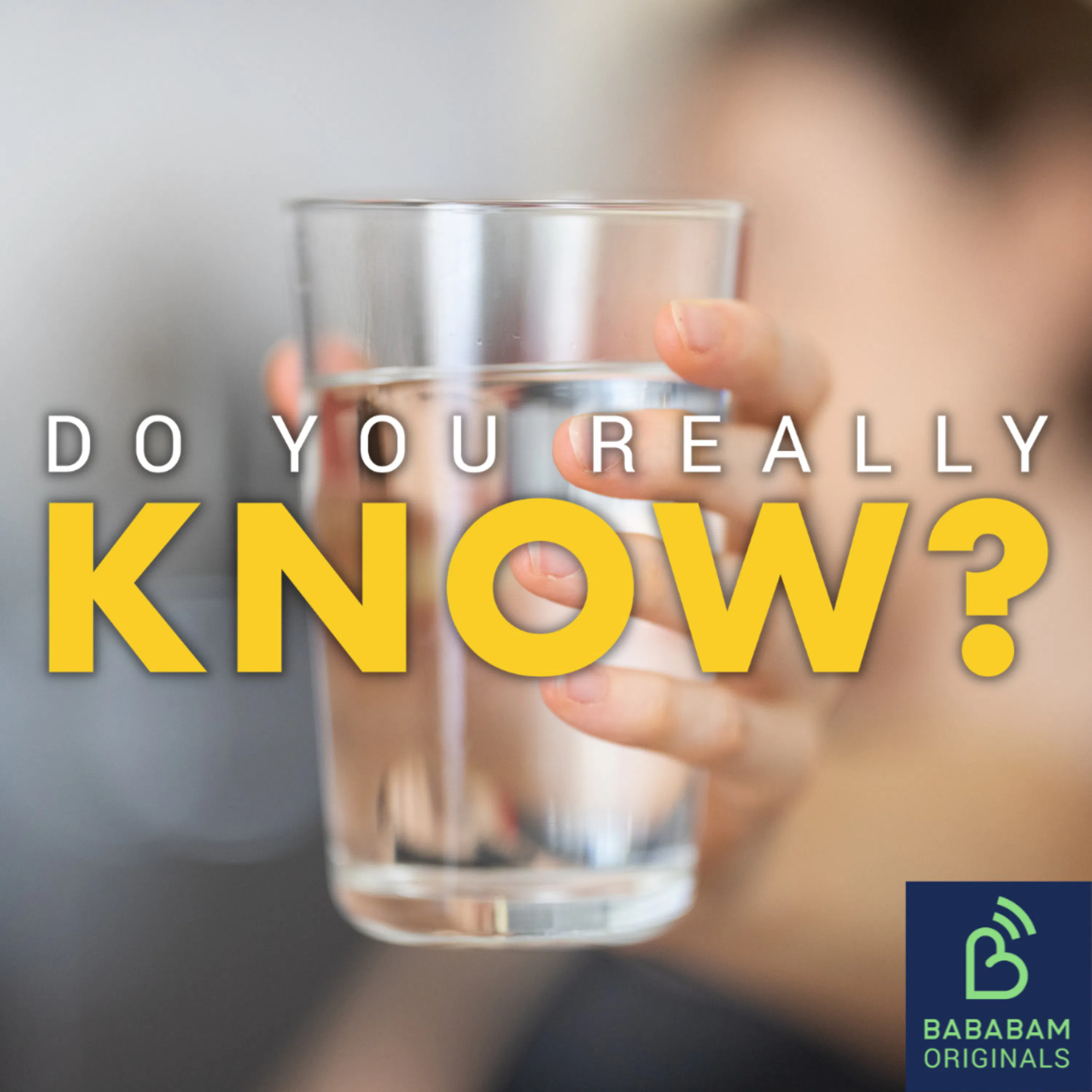 Cover art for the episode "Is it bad to drink water with a meal?" from Do you really know?