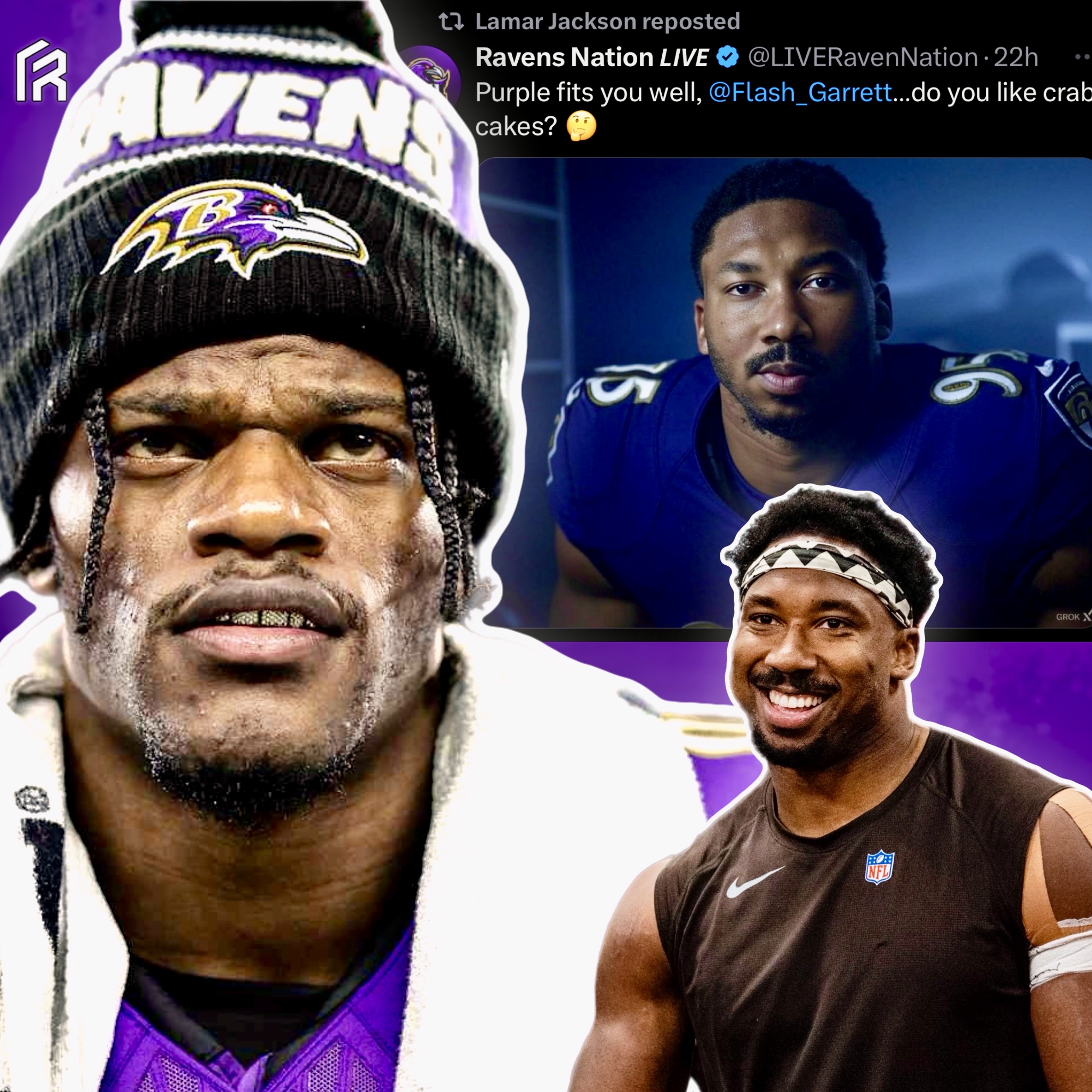 Lamar Jackson is Recruiting Myles Garrett to the Baltimore Ravens episode artwork