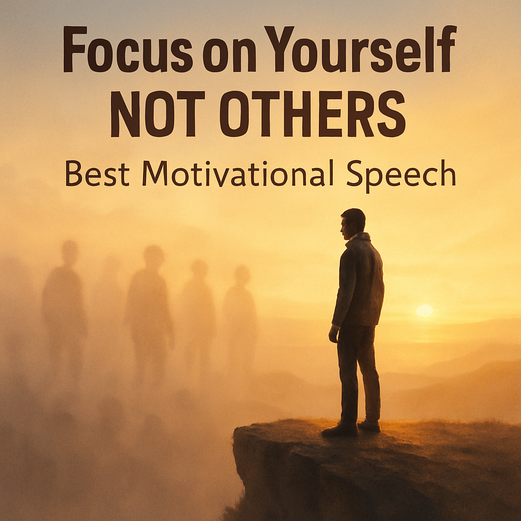 Focus on Yourself NOT OTHERS – Motivation to Level Up Alone