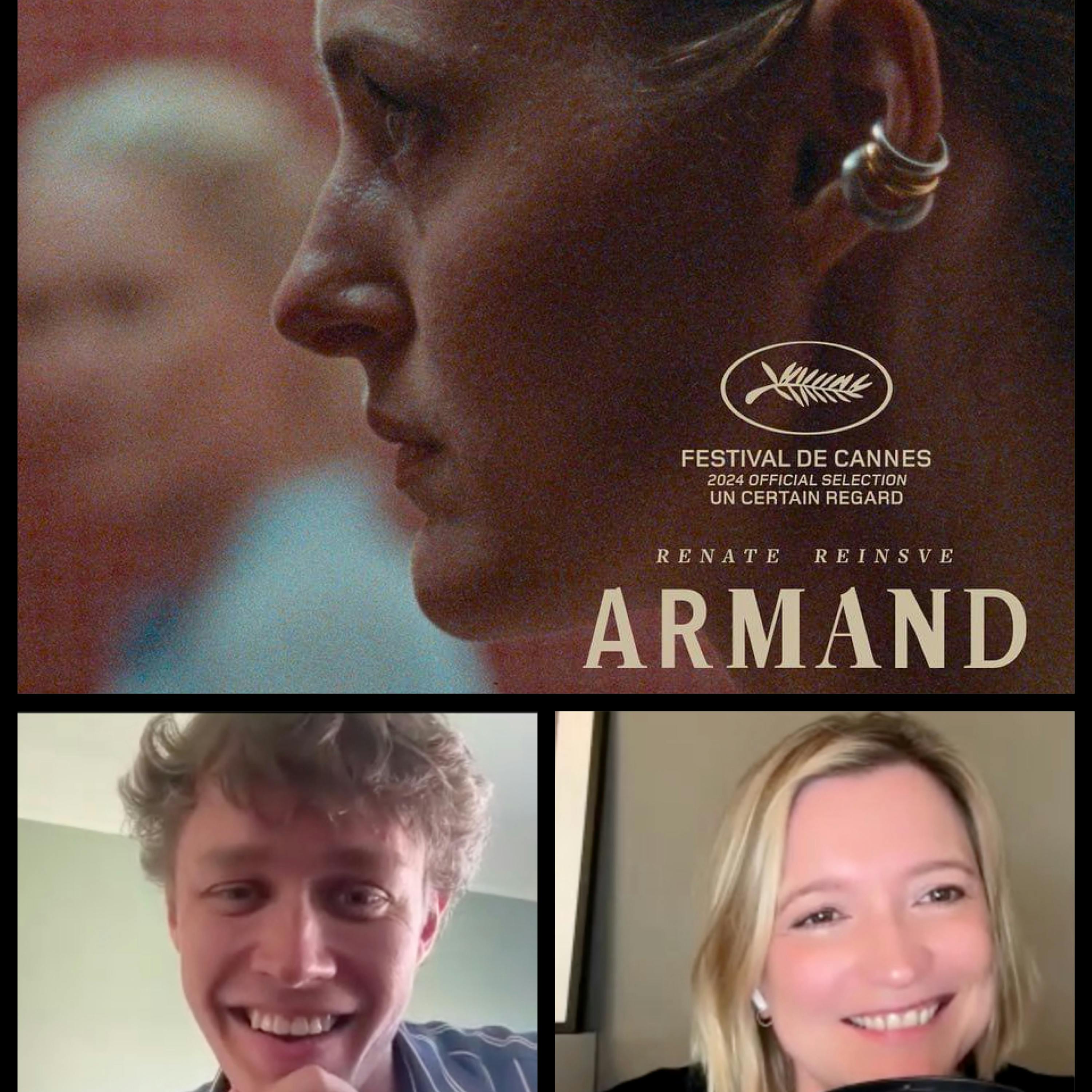 410:  Writer/director Halfdan Ullmann Tøndel on his Cannes winning, first feature 'Armand', the brilliant Renate Reinsve & his grandfather Ingmar Bergman. 410:  Writer/director Halfdan Ullmann Tøndel on his Cannes winning, first feature 'Armand', the brilliant Renate Reinsve & his grandfather Ingmar Bergman.