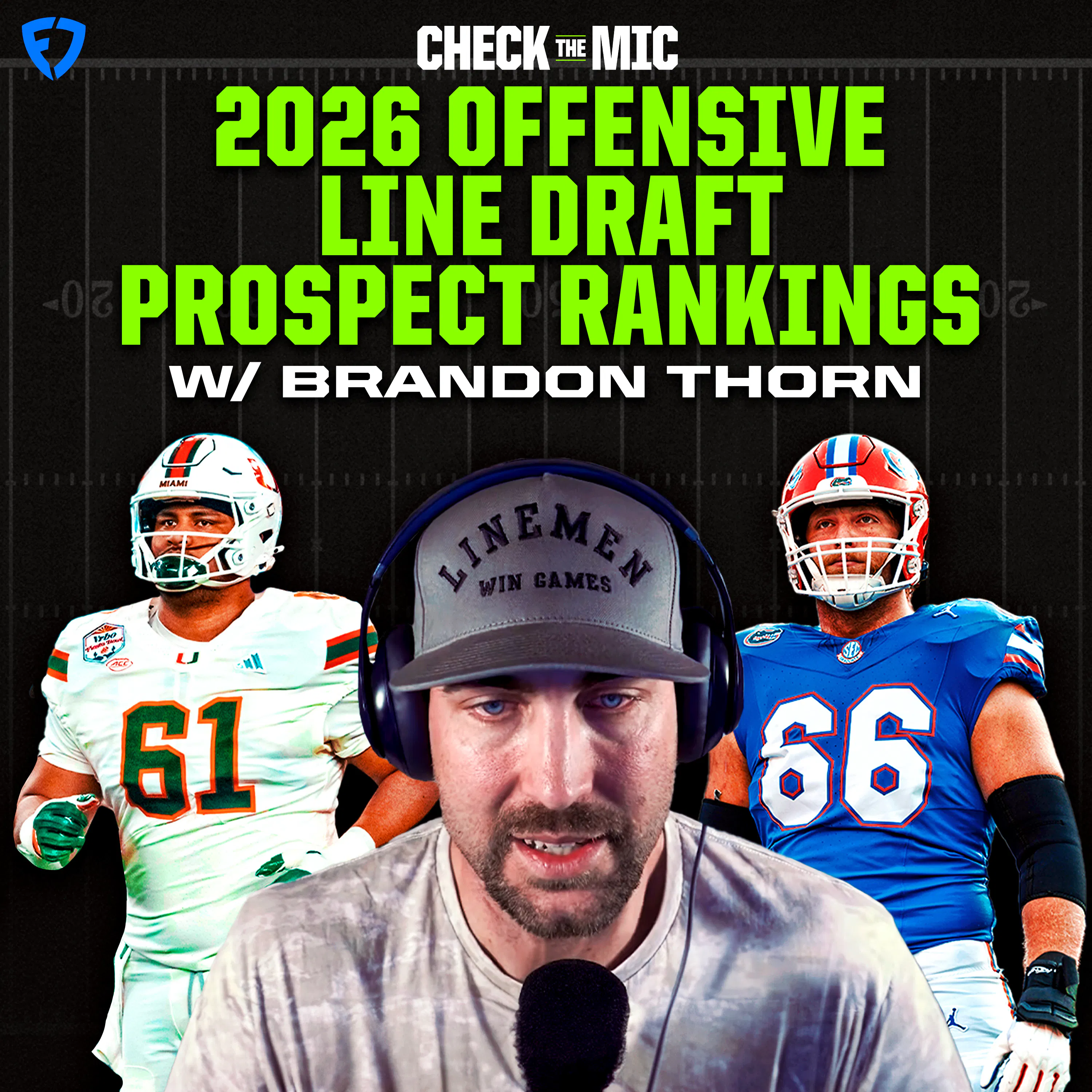 Offensive Line Draft Prospect Rankings w/ Brandon Thorn