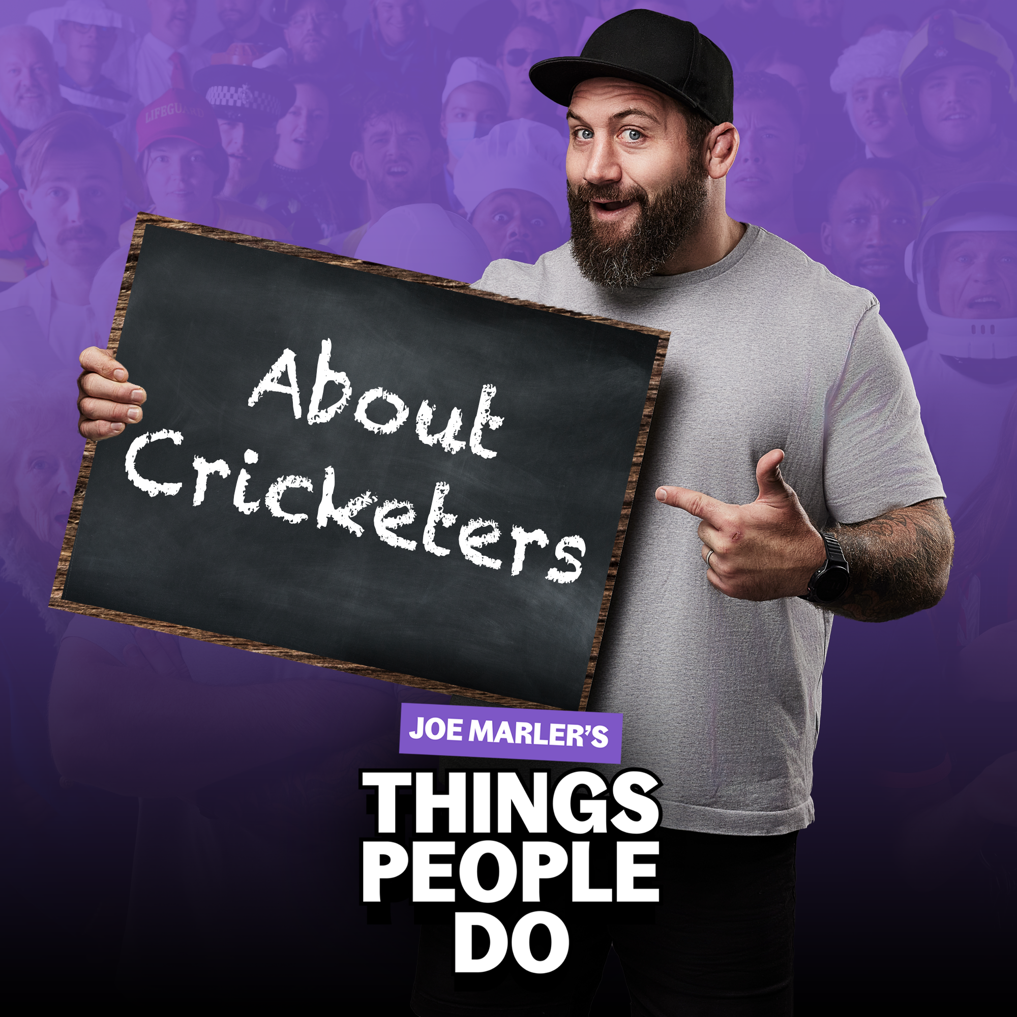 About Cricketers, with Stuart Broad: What happens when a ball hits you in the face at 90mph? episode artwork