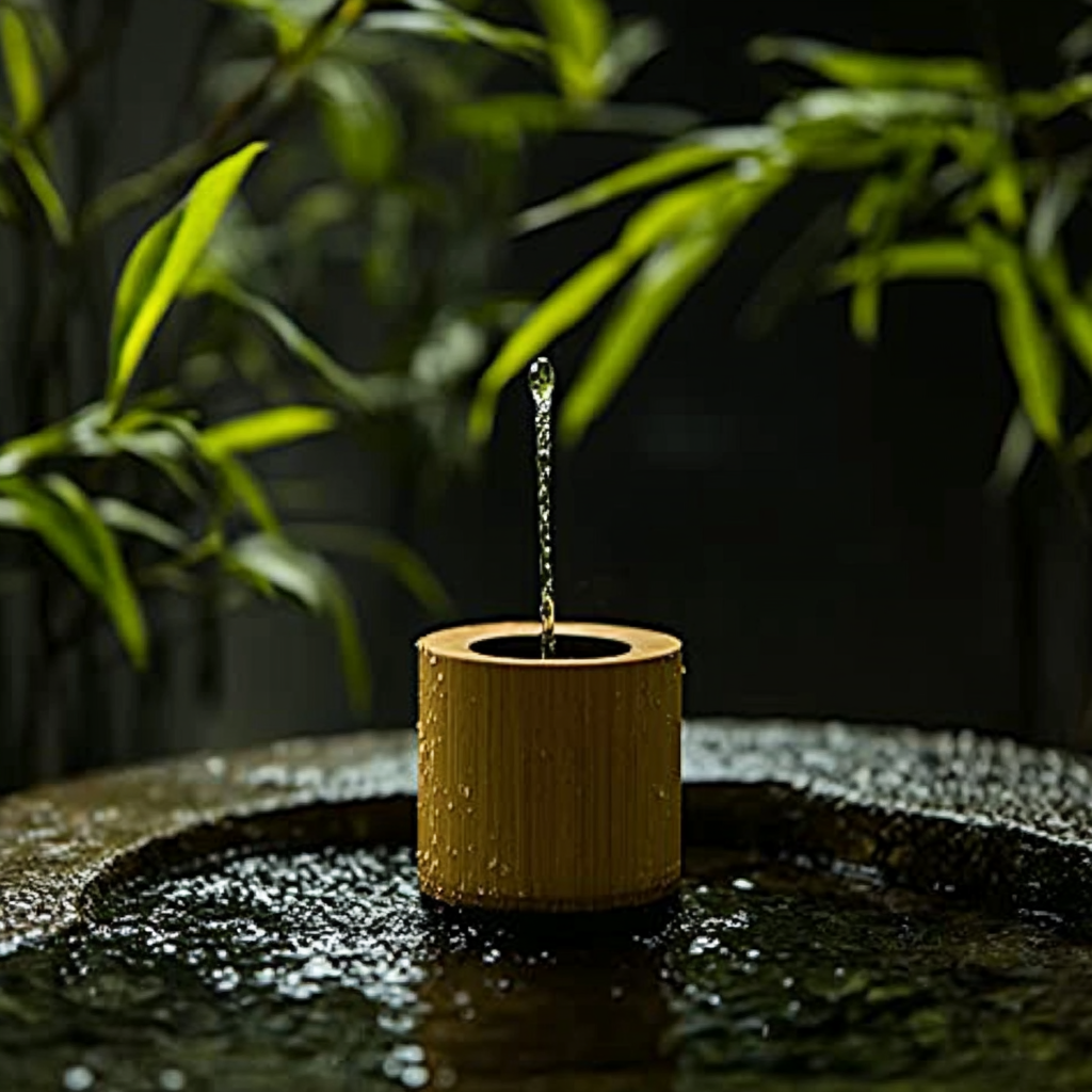 Asmr White Noise Bamboo Water Fountain Sound | Bamboo Water Fountain Sound 8 Hours | Sleep Better | Sleeping