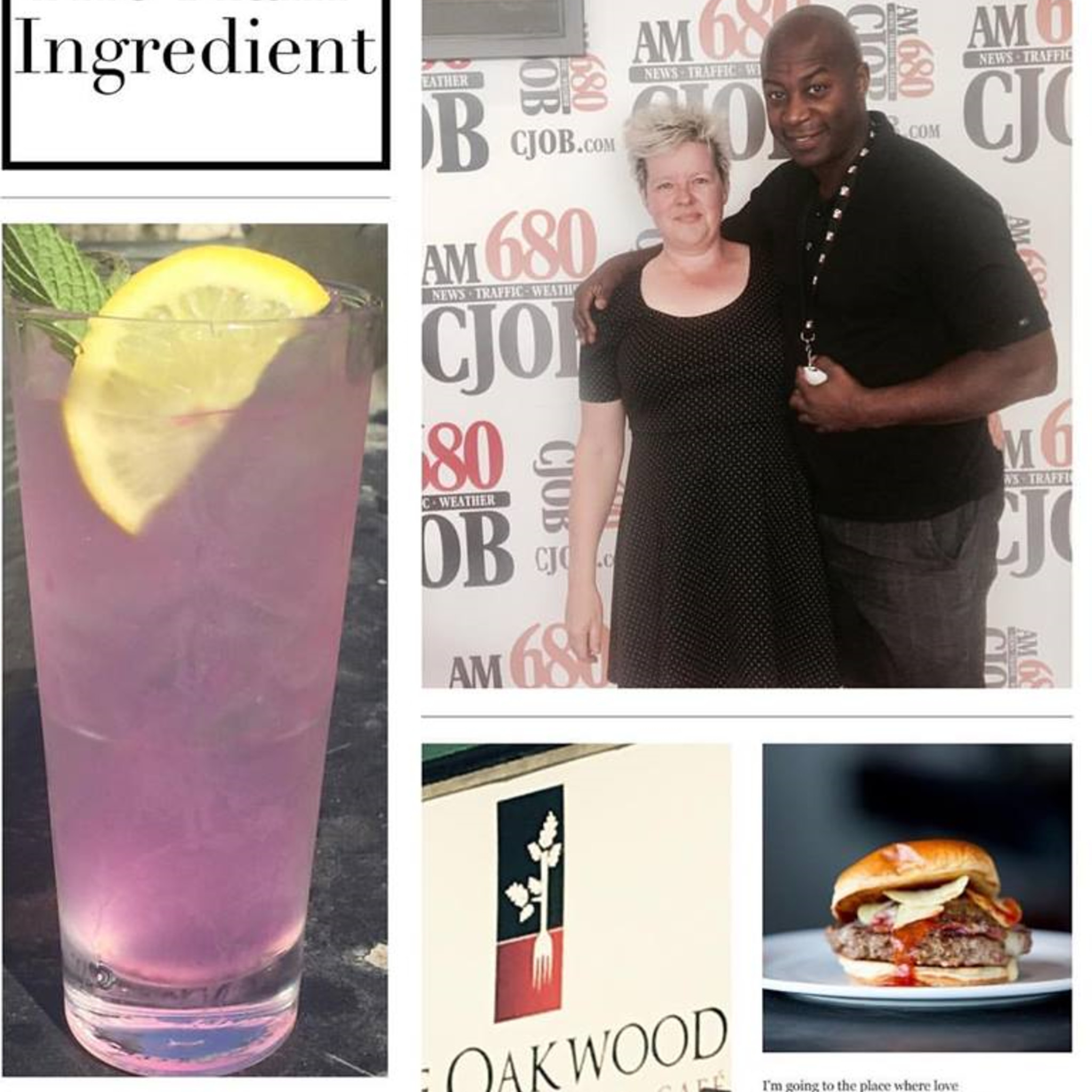The Main Ingredient w/Kevin Burgin in studio with Wendy May from the Oakwood Cafe episode artwork