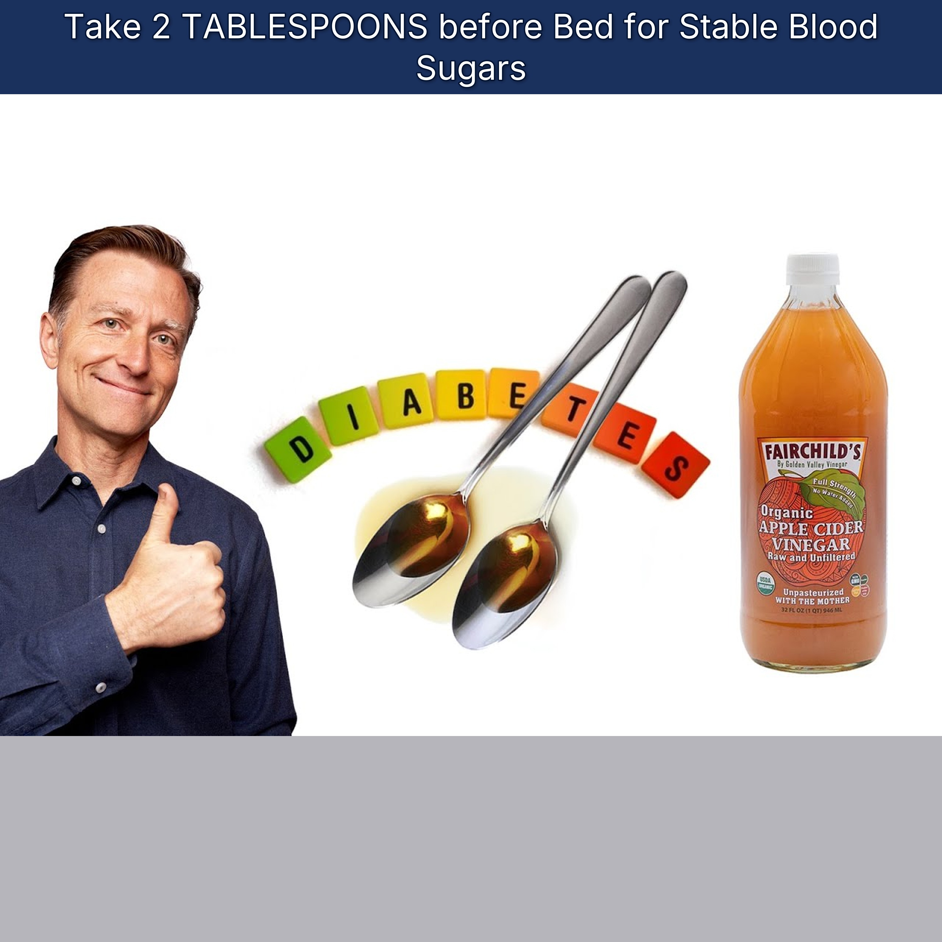 Take 2 TABLESPOONS before Bed for Stable Blood Sugars episode artwork