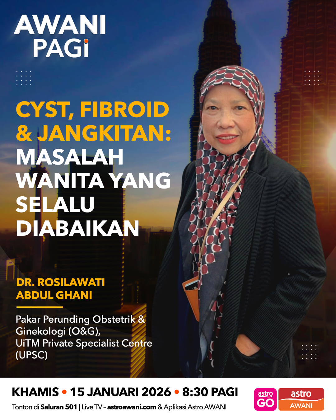AWANI Pagi: Cyst, fibroid dan jangkitan | Masalah wanita yang selalu diabaikan