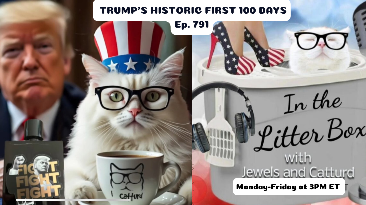 TRUMP'S HISTORIC FIRST 100 DAYS | In the Litter Box w/ Jewels & Catturd – Ep. 791 – 4/29/2025