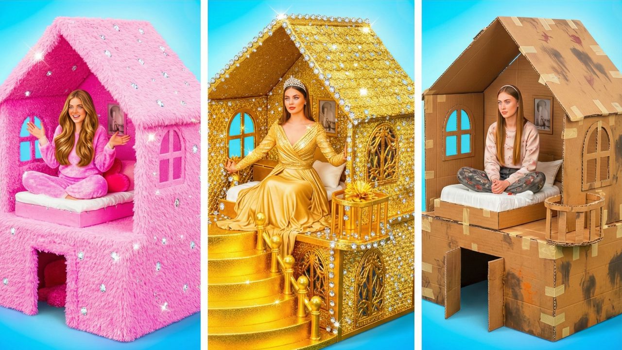 HACKS DE BRICOLAJE vs ESTILO VIP ✨ Batalla de Renovación Extrema de Habitaciones