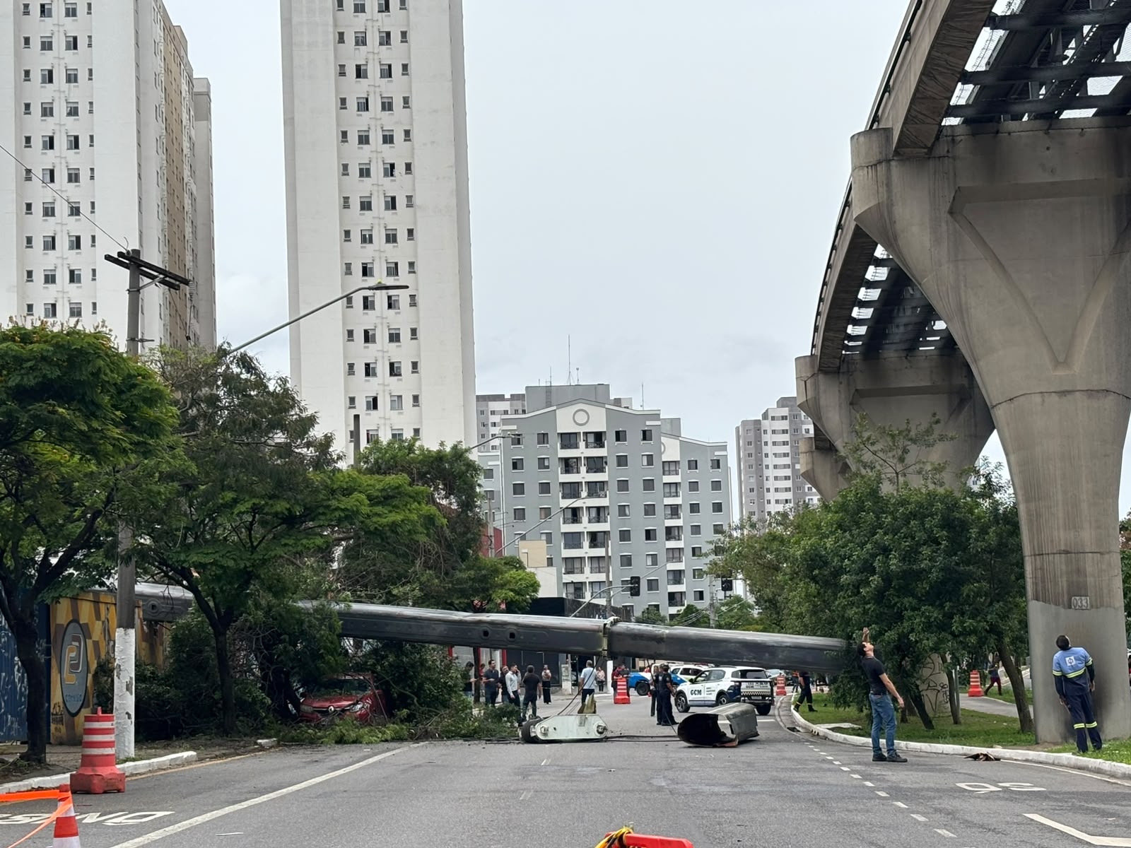Trem do monotrilho bate e derruba estrutura metálica em São Paulo episode artwork