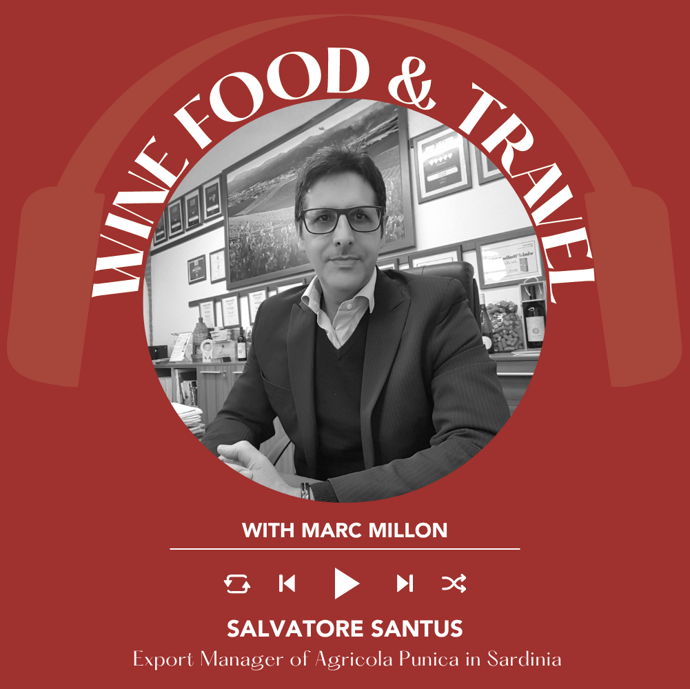 Ep. 2700 Sardinia Beyond the Coast: Agripunica, Basso Sulcis & the Legacy of Giacomo Tachis with Salvatore Santus | Wine, Food & Travel with Marc Millon