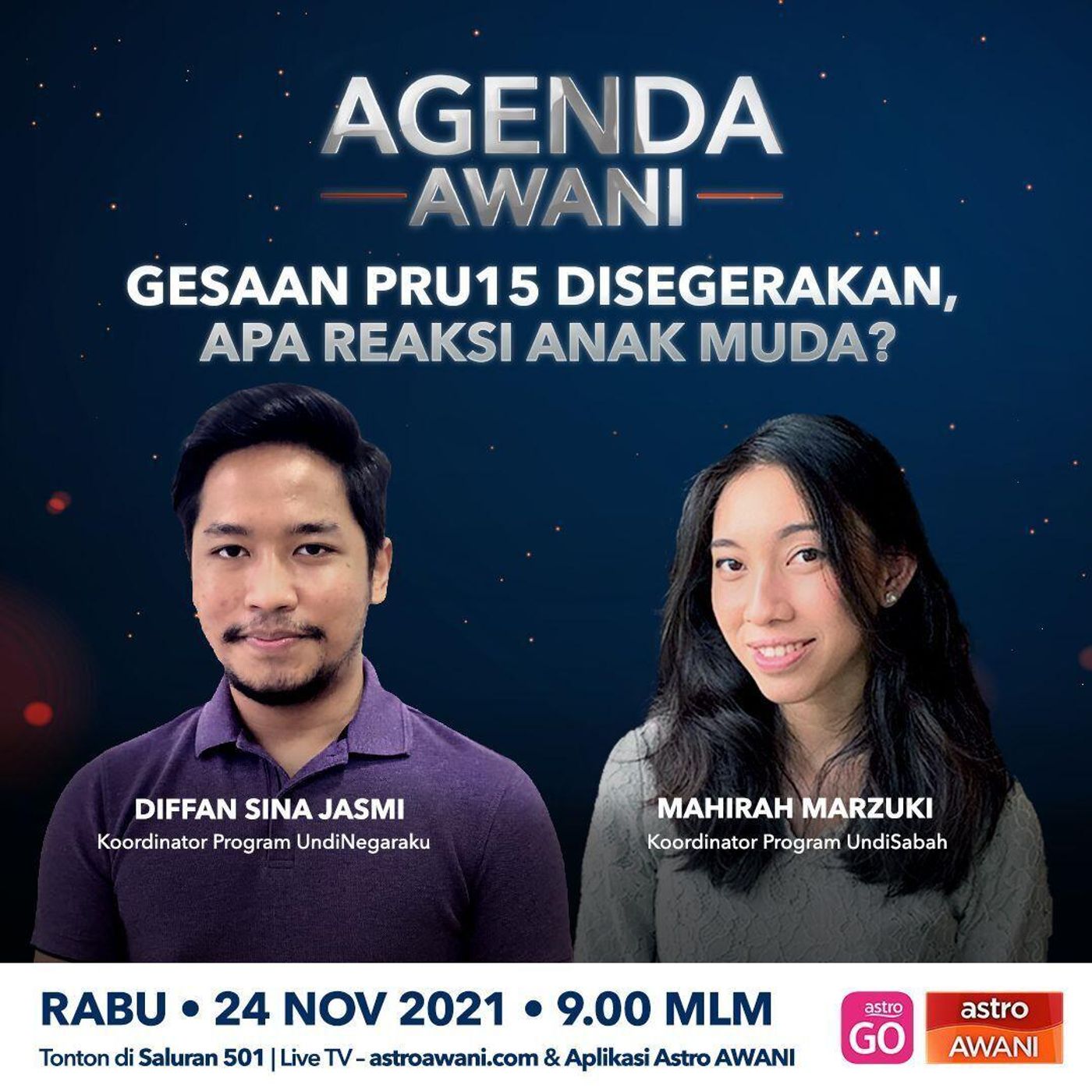 Agenda AWANI: Gesaan PRU15 disegerakan, apa reaksi anak muda?
