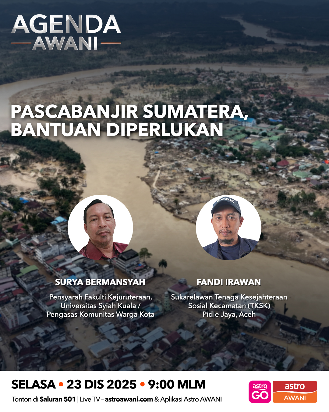 Agenda AWANI: Pascabanjir Sumatera, Bantuan Diperlukan