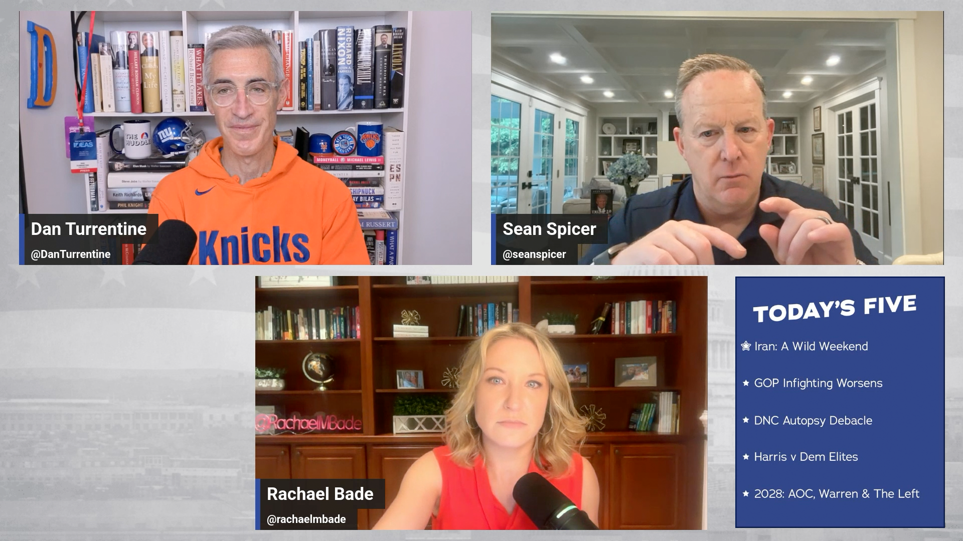 GOP Iran infighting, Dem autopsy meltdown — Tuesday, May 26