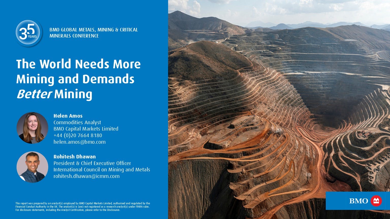 The World Needs More Mining and Demands Better Mining The World Needs More Mining and Demands Better Mining