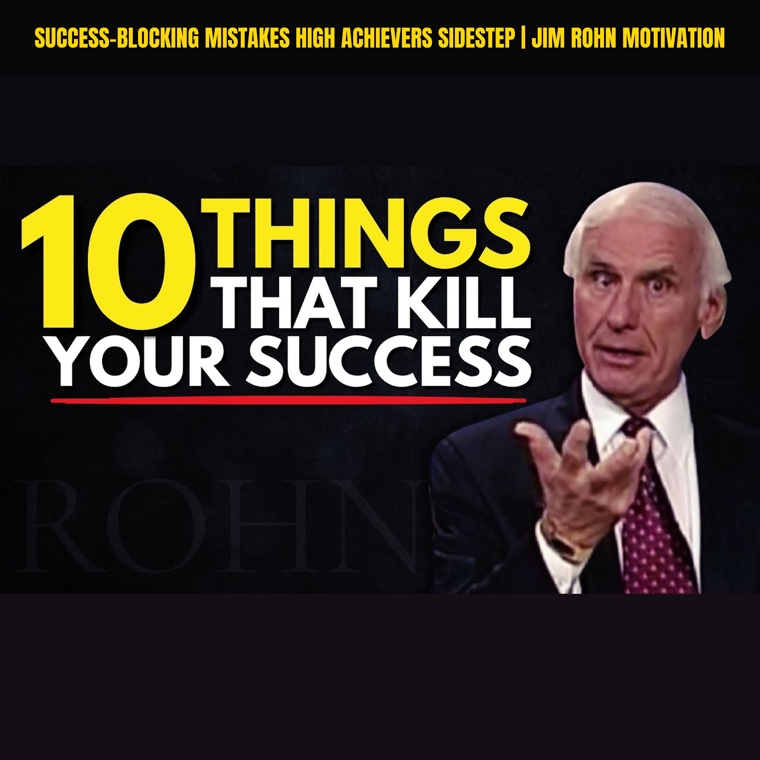 Success-Blocking Mistakes High Achievers Sidestep | Jim Rohn Motivation