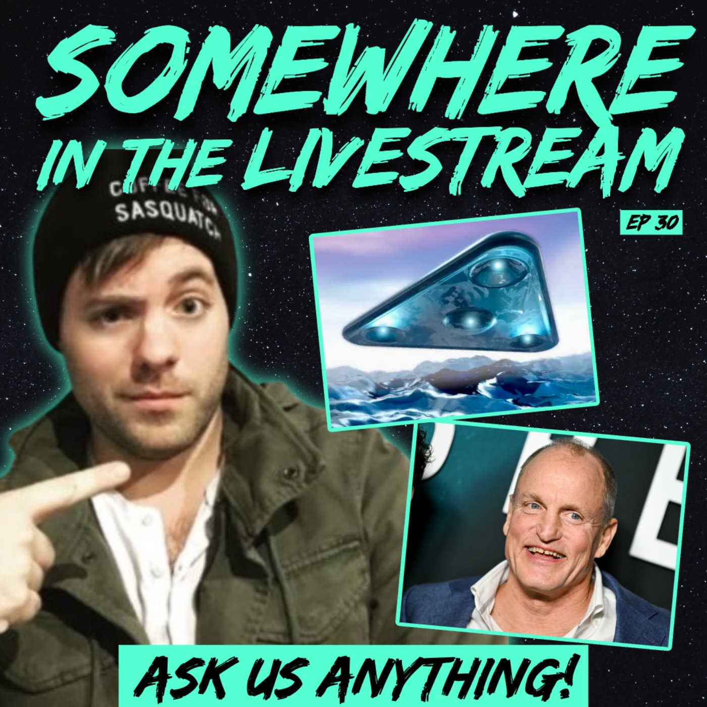 Triangle UFO Photo Updates, Elizondo and Grusch in a SCIF Together, Woody Harrelson UFO Encounter