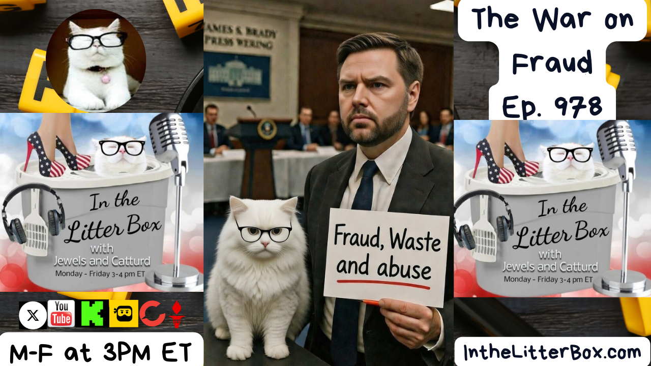 The War on Fraud | In the Litter Box w/ Jewels Jones & Catturd – Ep. 978 – 2/26/2026