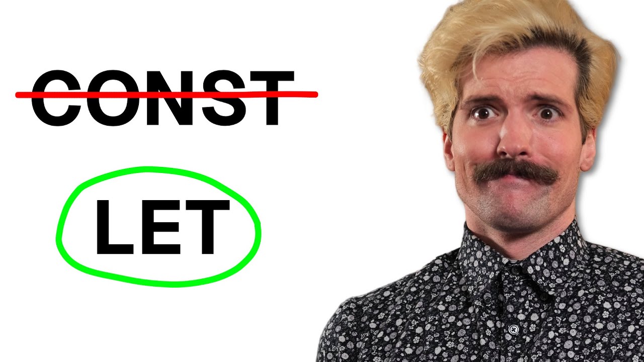 `const` was a mistake | Theo - t3․gg