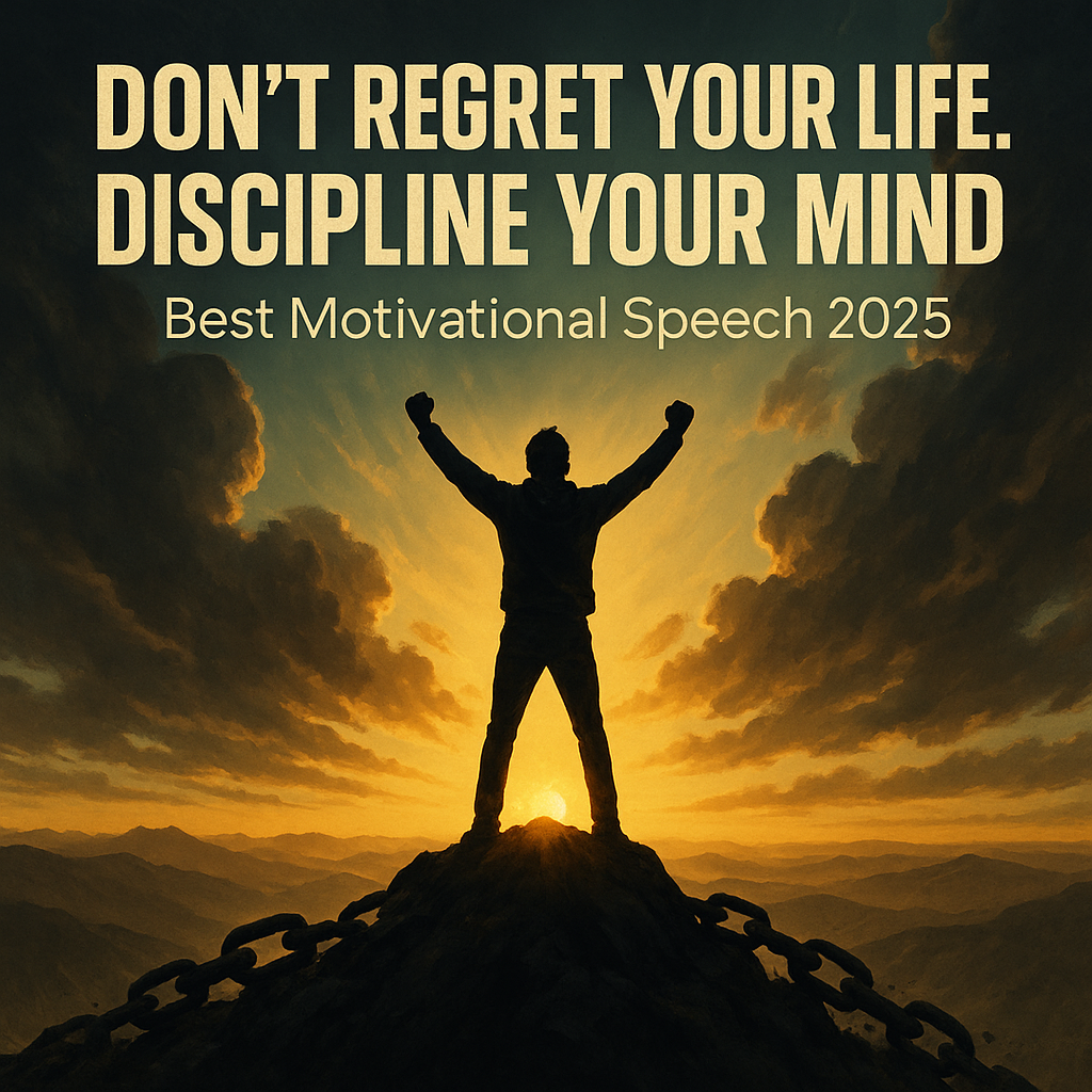 DON'T REGRET YOUR LIFE. DISCIPLINE YOUR MIND - Best Motivational Speech 2025