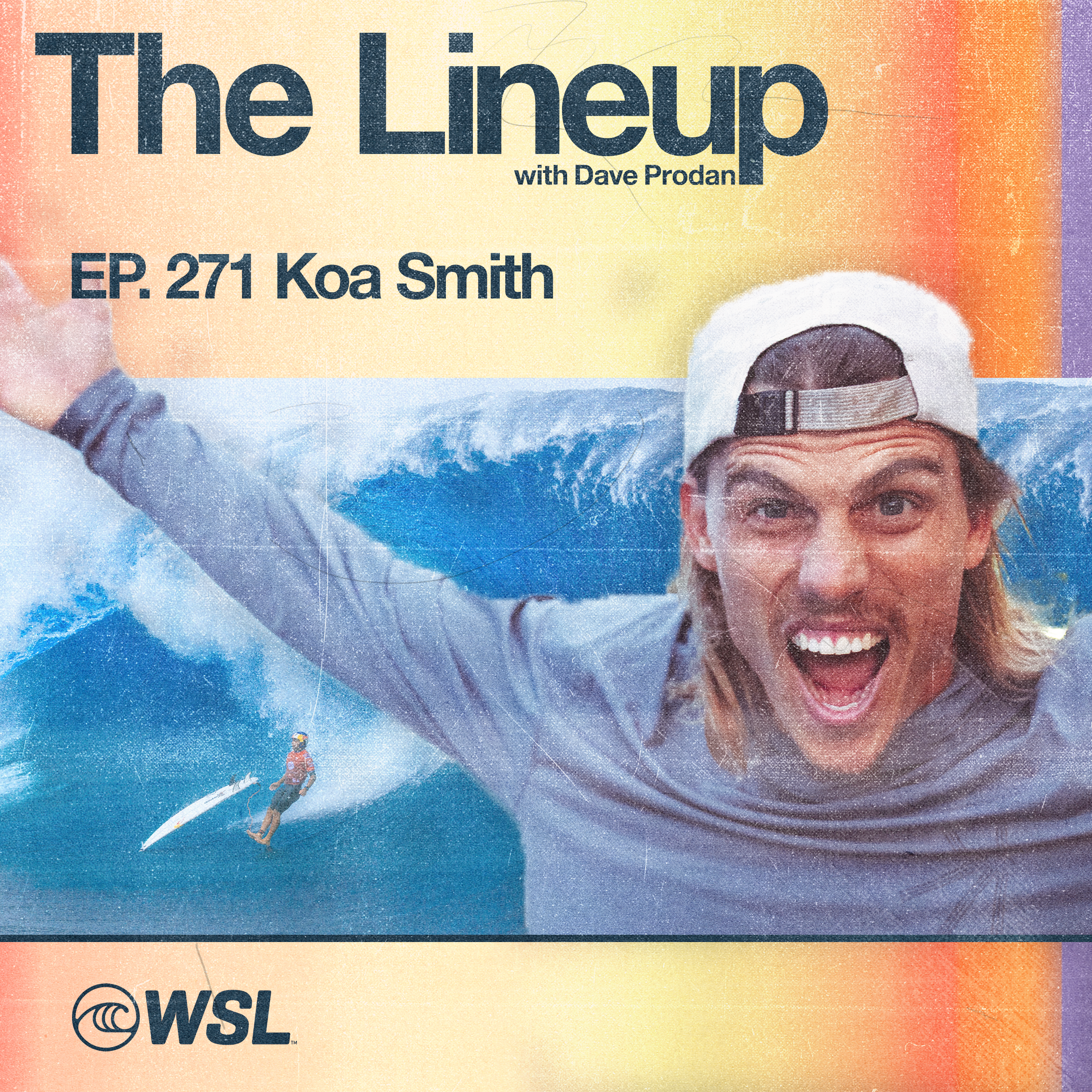 EP 271: Koa Smith – Breaks down the Tahiti Pro, Teahupo’o no-grab drop-ins from Kelly Slater and Caity Simmers, Seth Moniz’ first CT win, the Evolution of helmets in waves of consequence, Free surfing and travels with Roark, and Boards, boards, boards