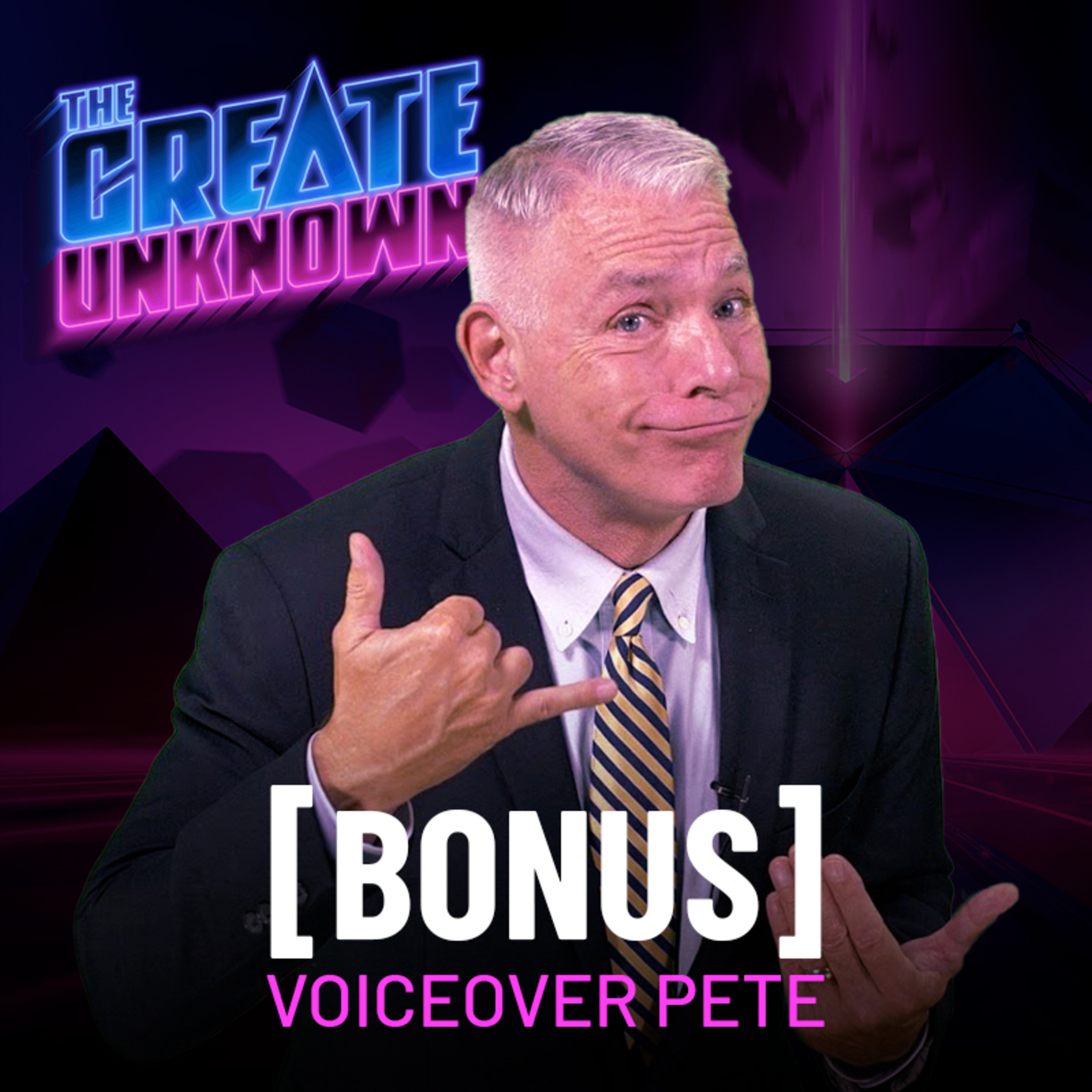 Voiceover Pete enters The Create Unknown