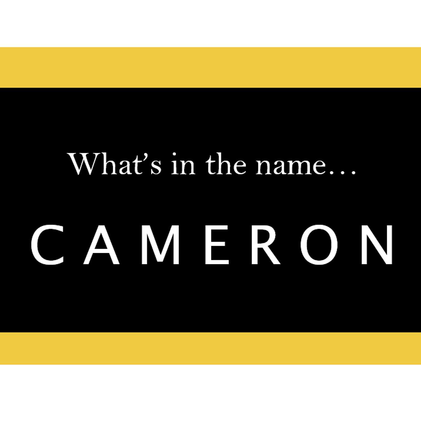 S3.76 - What's in a Name... "Cameron" episode artwork